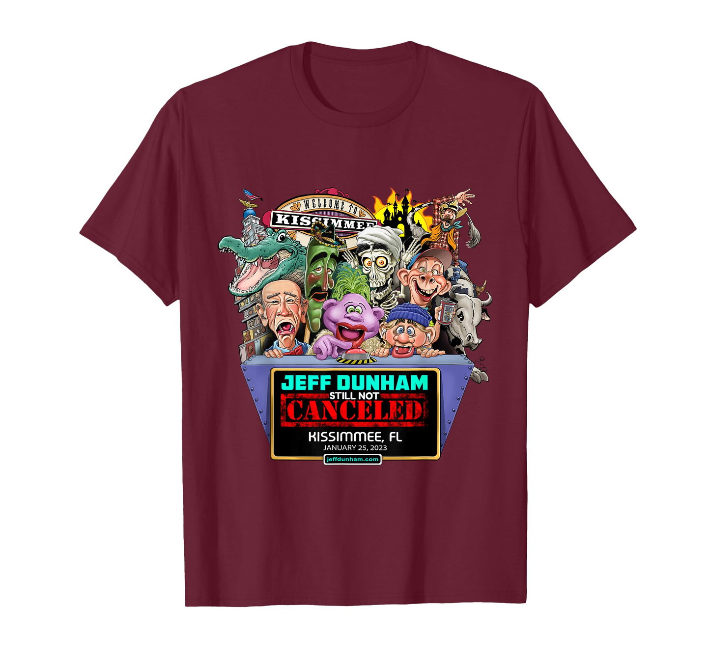 Jeff Dunham Kissimmee, FL (2023) T-Shirt