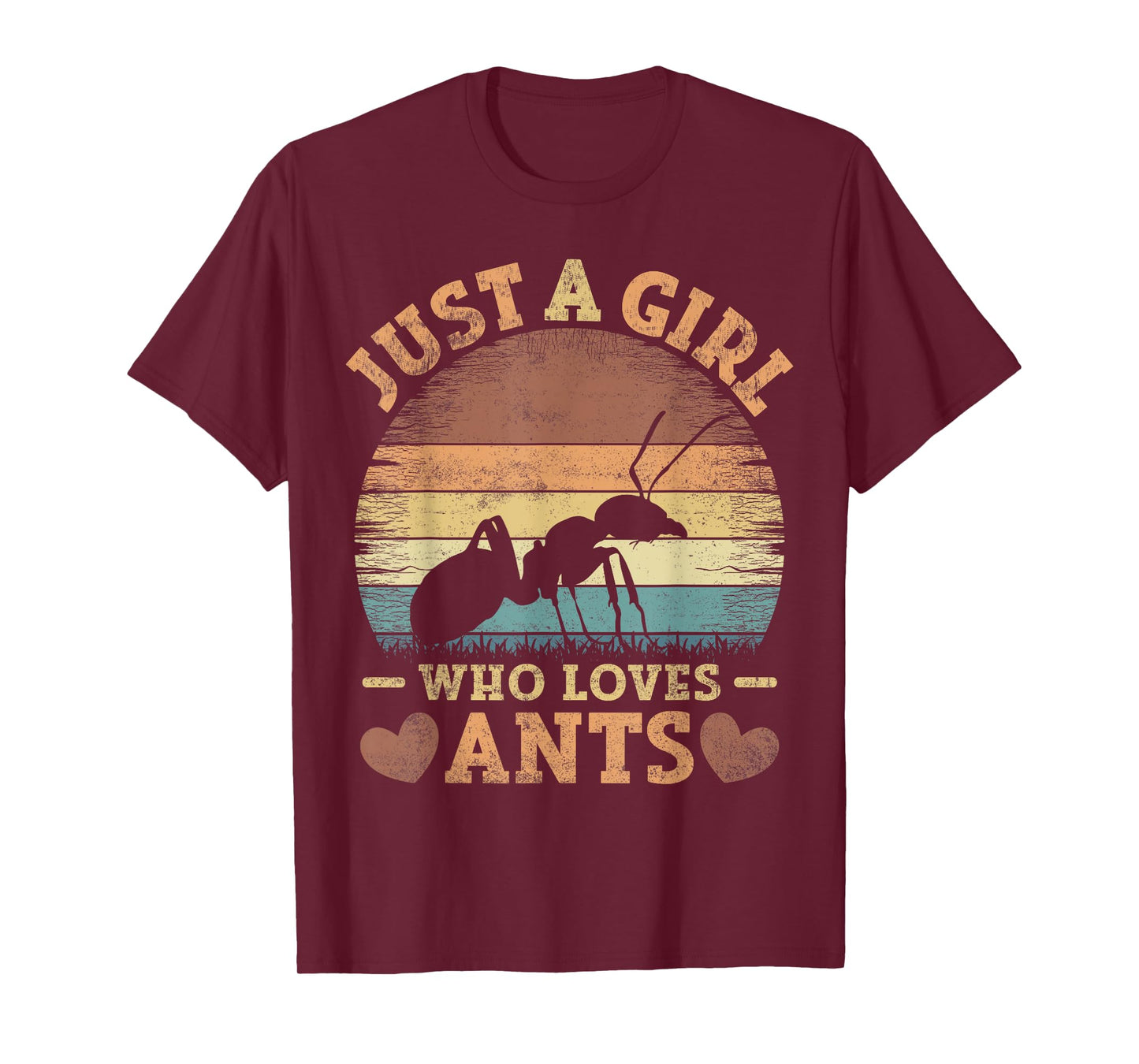 Ant Vintage Just A Girl Who Loves Ants T-Shirt