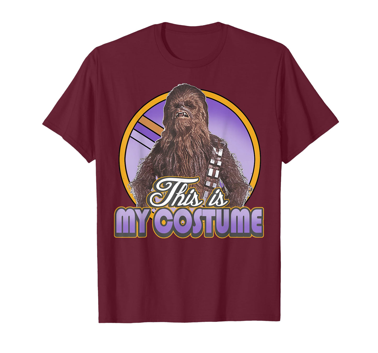 Star Wars Chewbacca This Is My Costume Quote Halloween T-Shirt