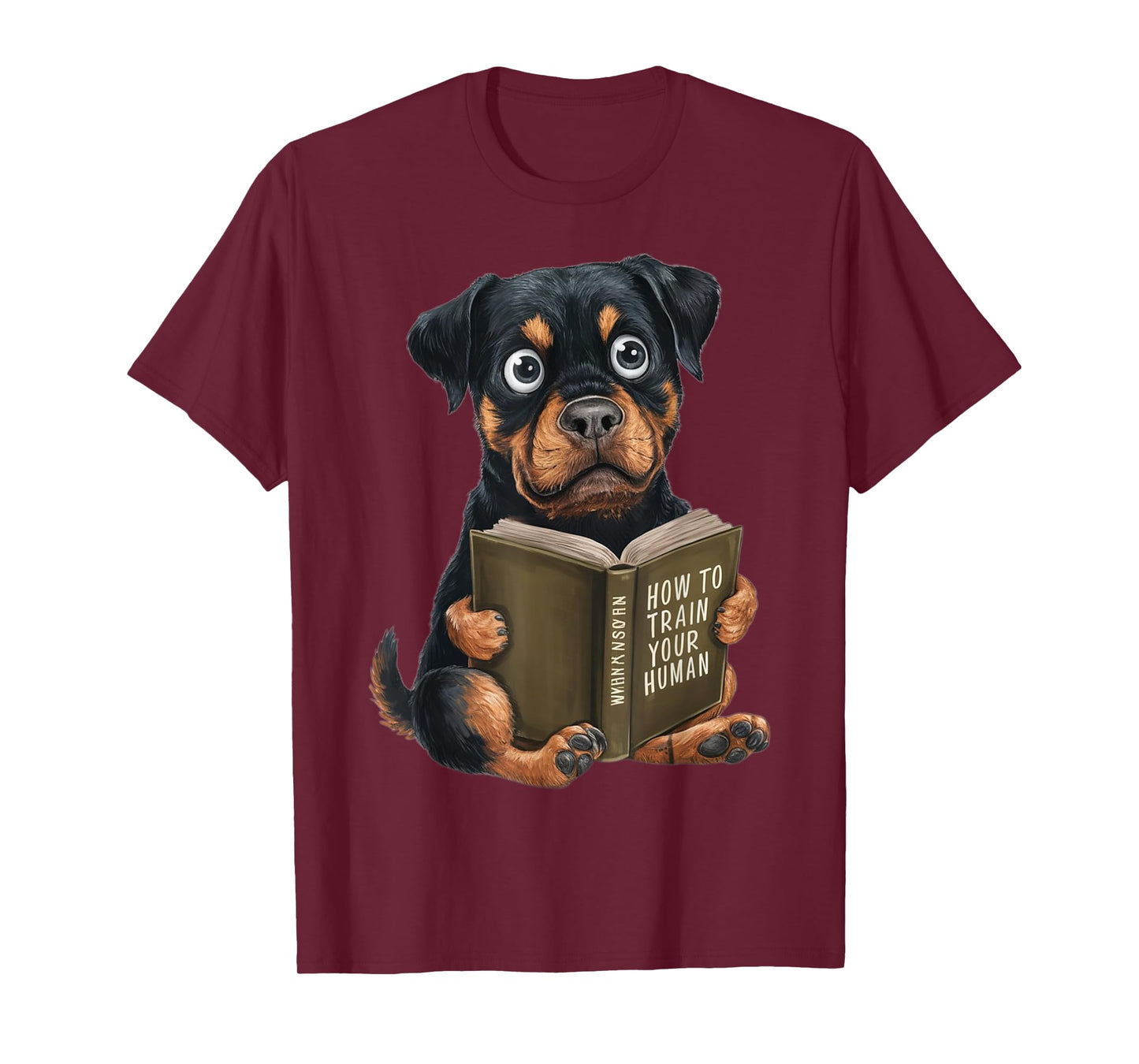 Rottweiler Dog, welpe, how to train your human, funny T-Shirt