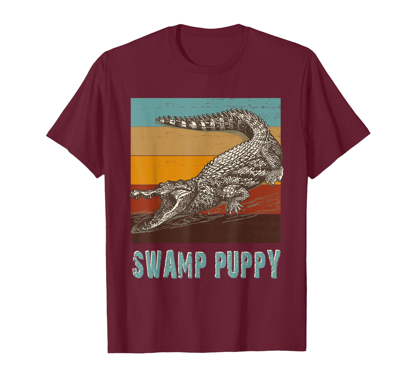 Quirky Swamp-Themed Alligator Everglades Swamp Puppies T-Shirt