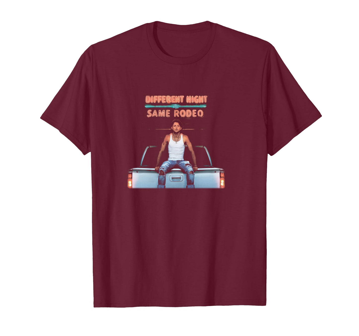 Bailey Zimmerman Different Night Same Rodeo Album Pullover Hoodie