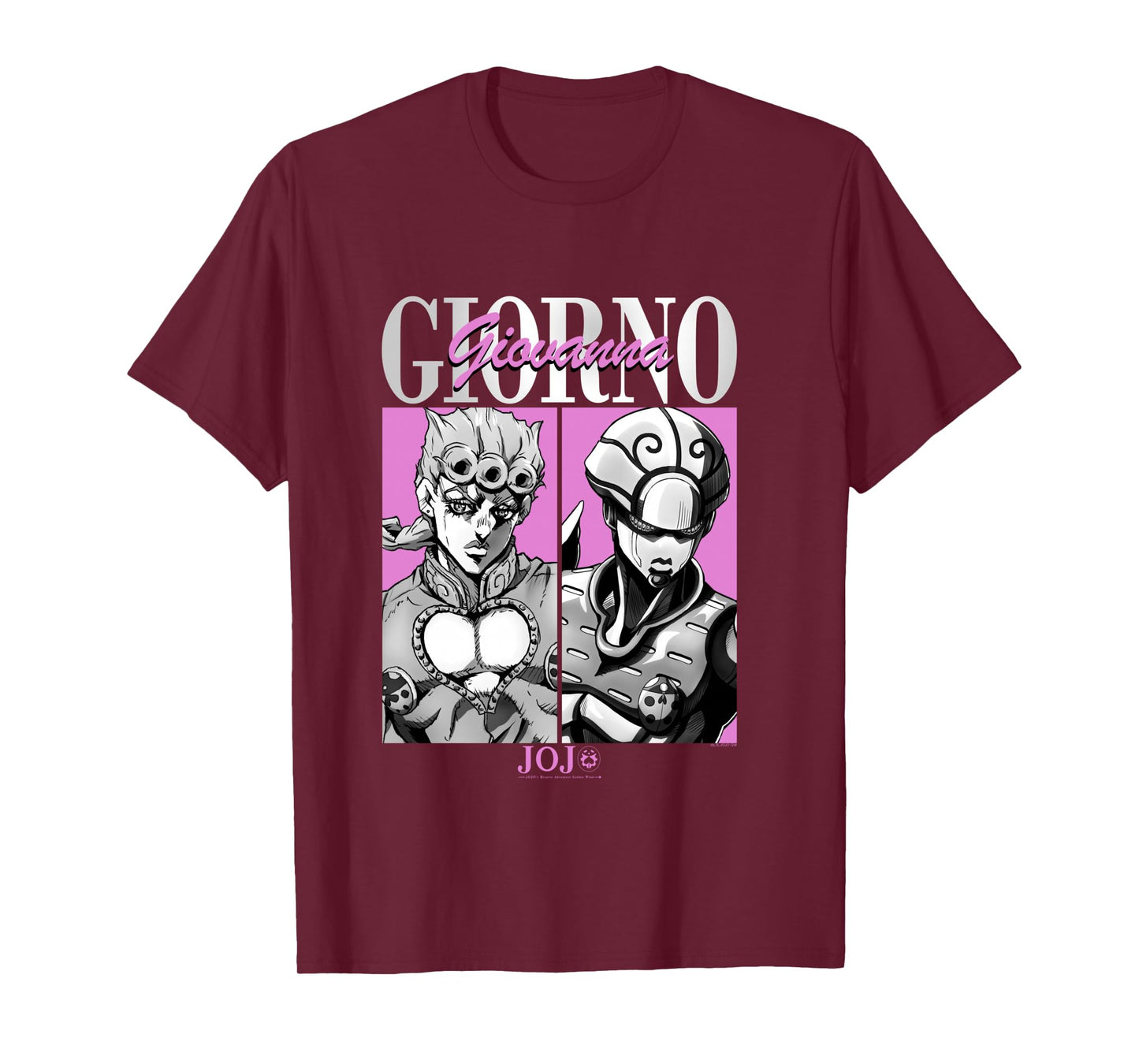 JoJo's Bizarre Adventure Giorno & Golden Wind Panels Anime Long Sleeve T-Shirt