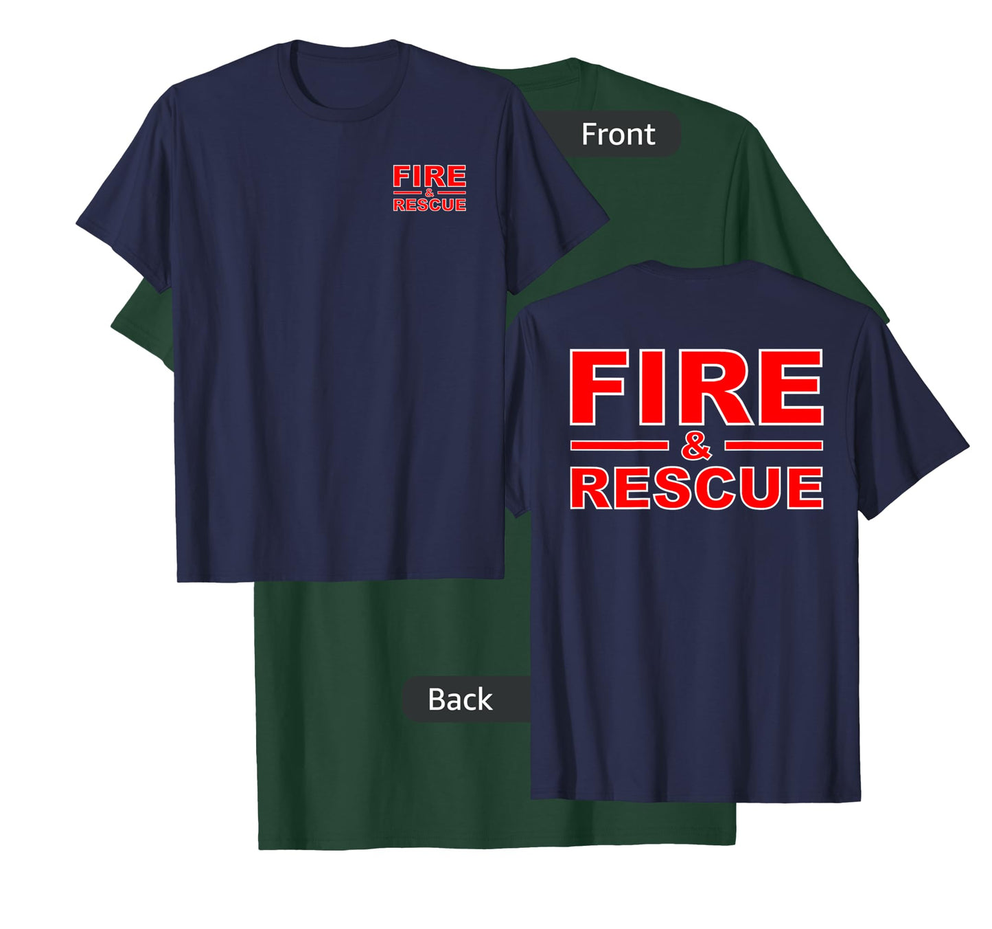 FIRE Rescue FIRE Fighter Fireman Kids Youth Adult Boys Girls T-Shirt