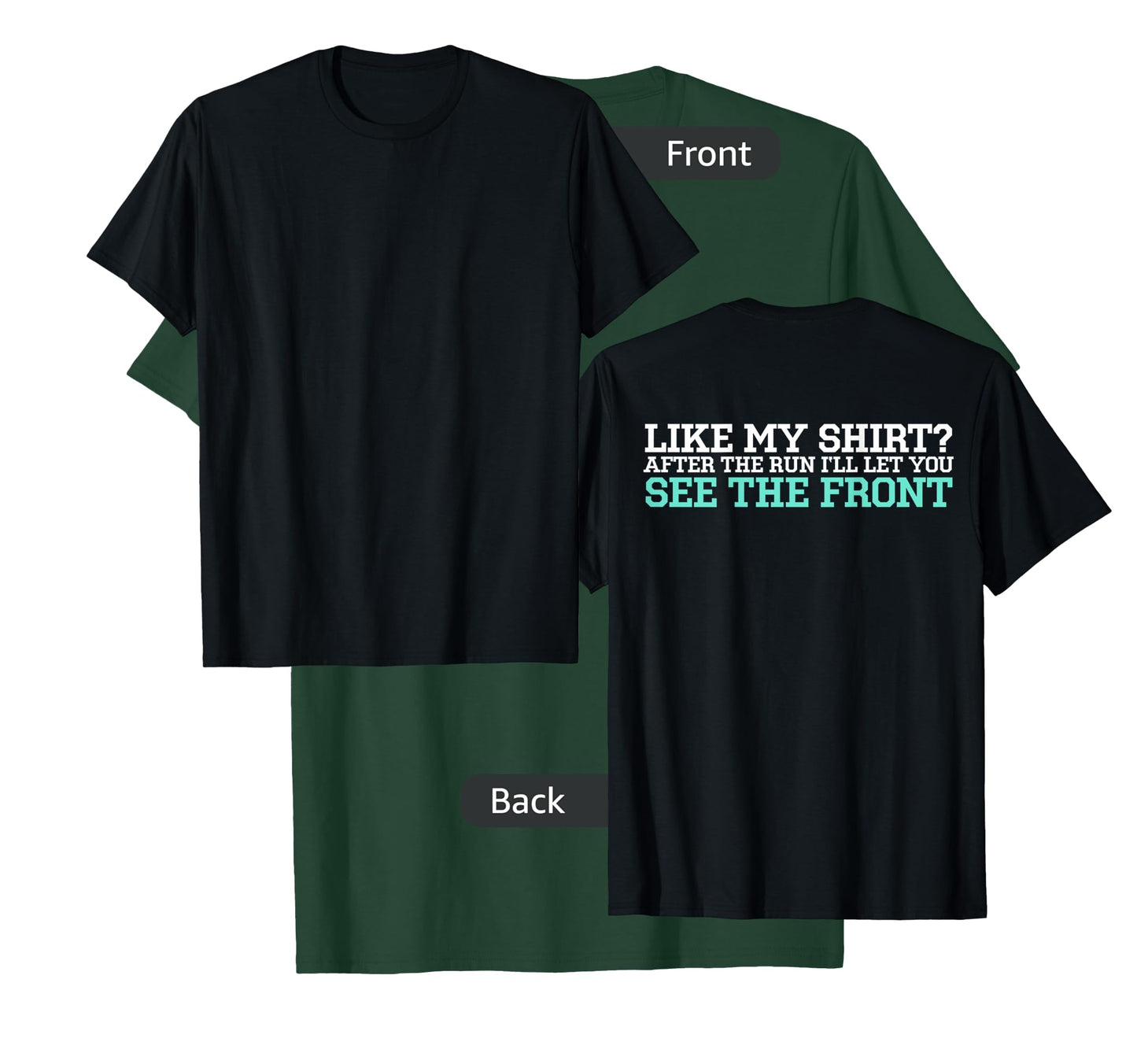 Cross Country Running Shirt With Back Print - Funny XC Shirt