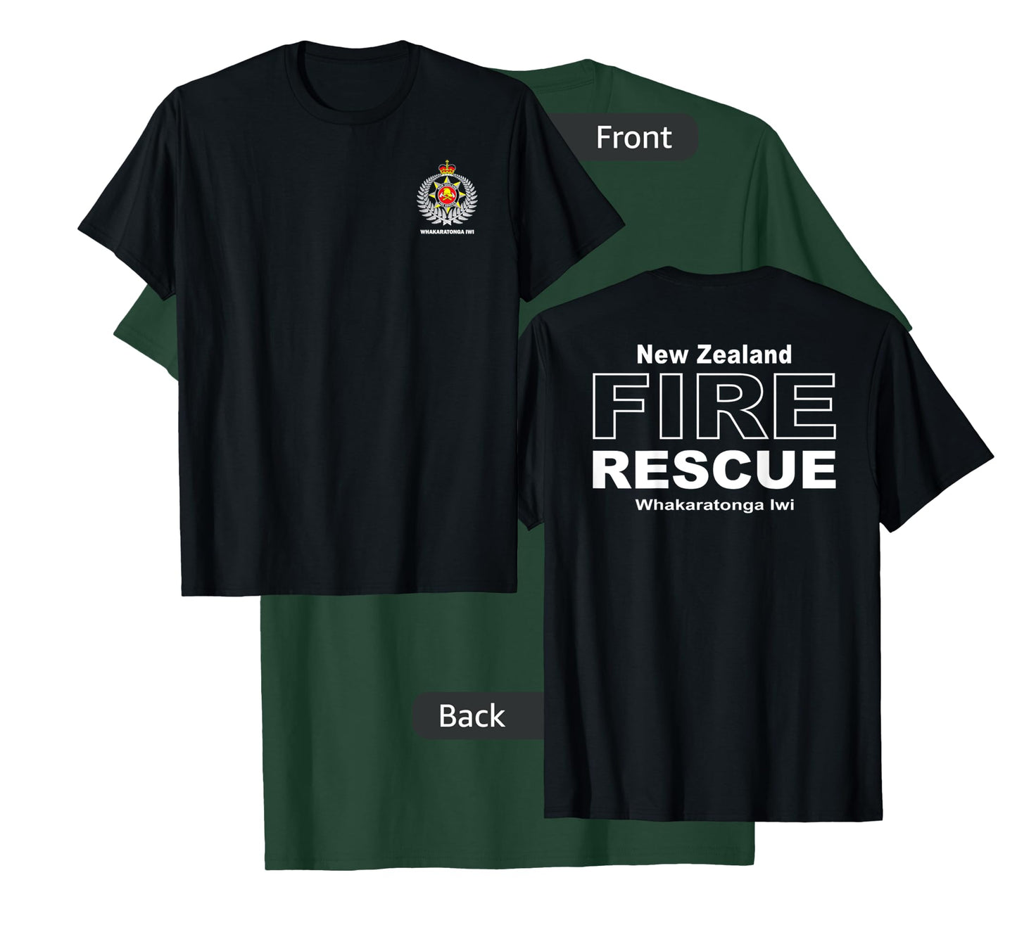 New Zealand Fire Rescue Firefighter T-Shirt