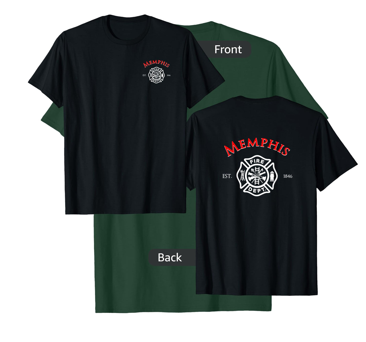 City of Memphis Fire Rescue Tennessee Firefighter T-Shirt T-Shirt
