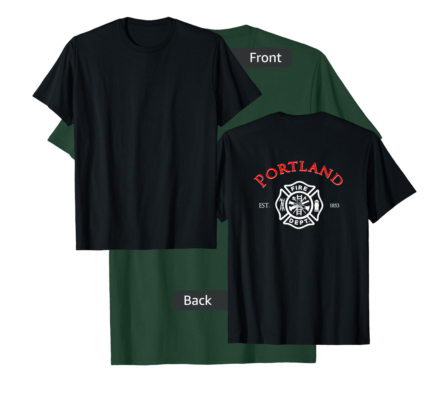 City of Portland Fire Rescue Oregon Firefighter T-Shirt T-Shirt