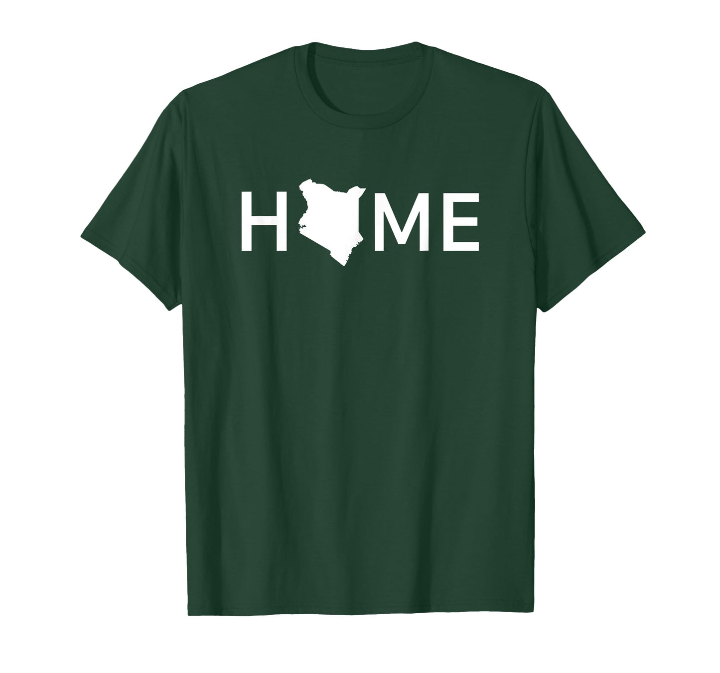 Kenya Home Country Love Outline Silhouette Africa T-Shirt