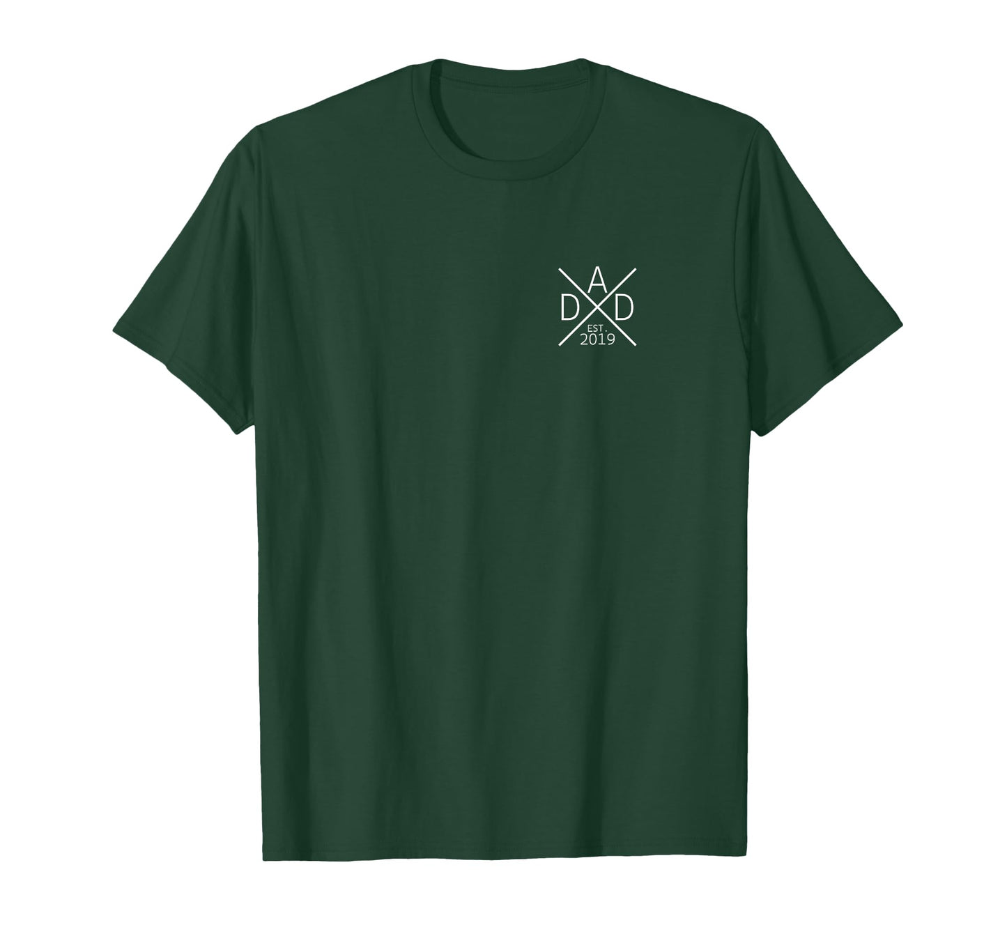 Proud Parents Matching Mom and Dad Est. Father 2019 Promoted to Dad Est. 2019 Dad 2019 T-Shirt