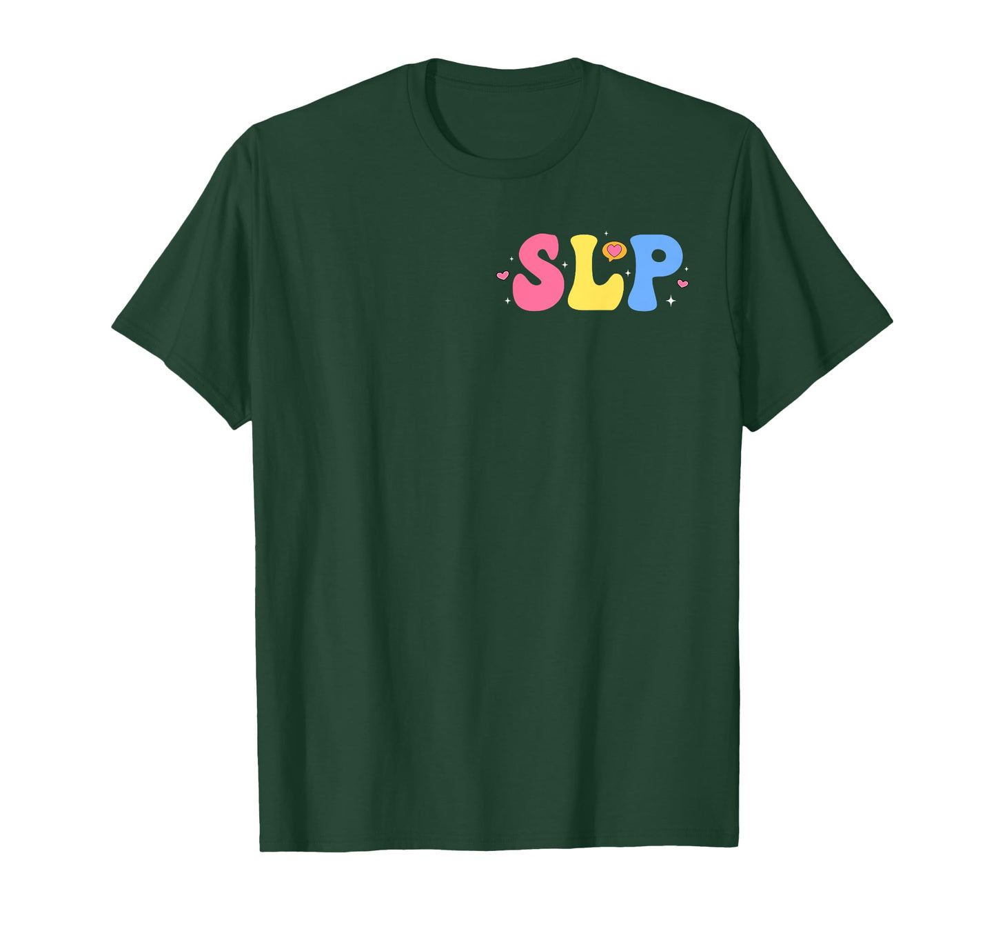 Speech Therapy Groovy Language Pathologist Therapist 2 Sided T-Shirt