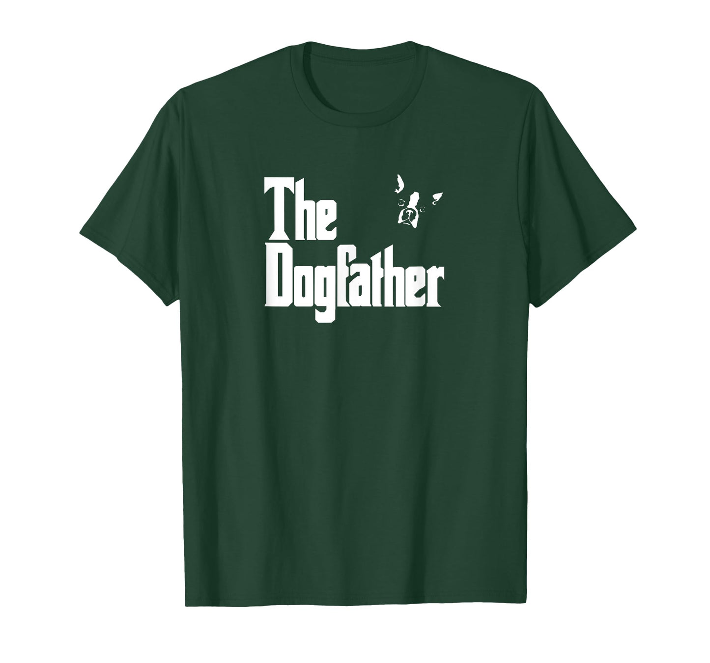 Boston Terrier Dad Birthday The Dogfather Shirt
