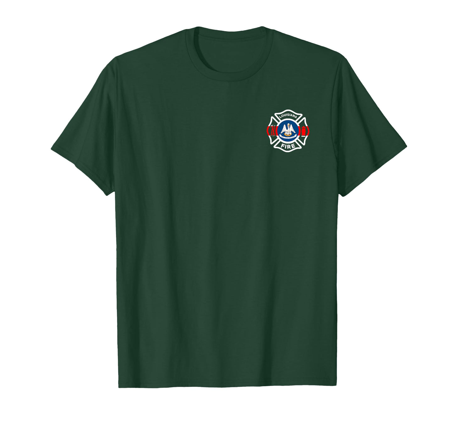 Louisiana Fire Department T-Shirt Firefighters Firemen T-Shirt