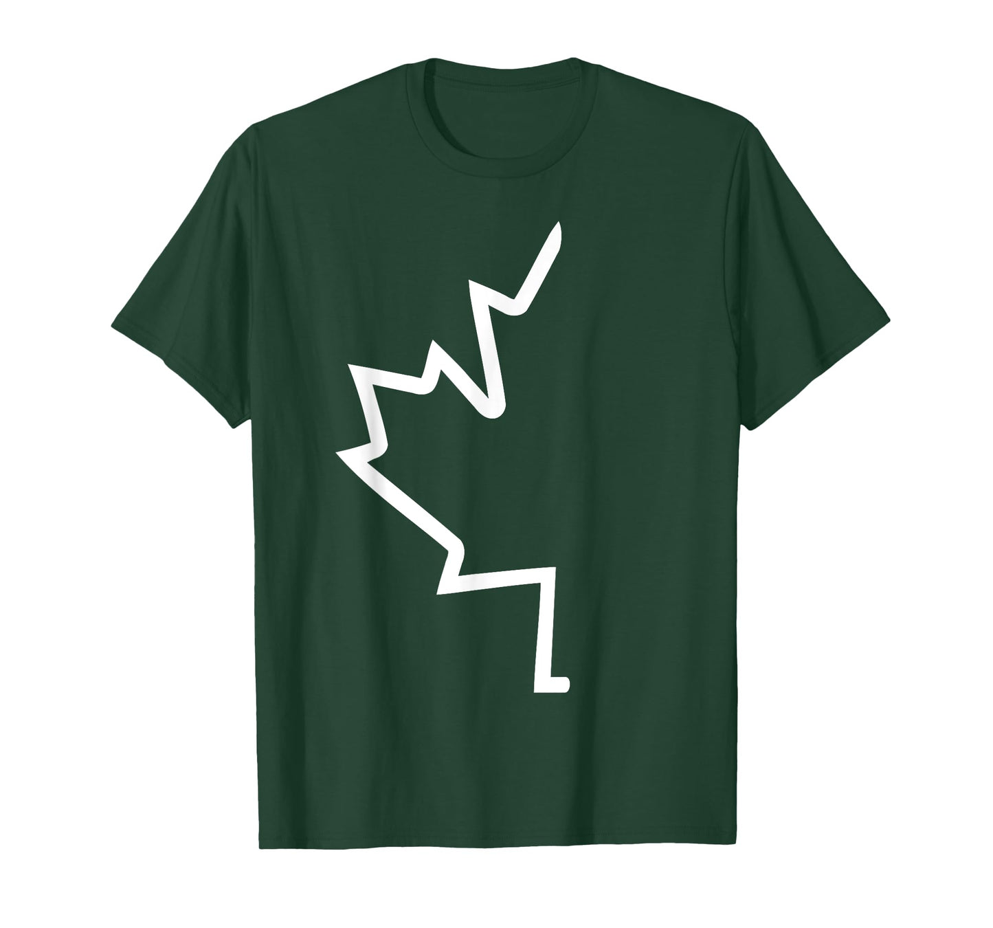Half maple leaf T-Shirt