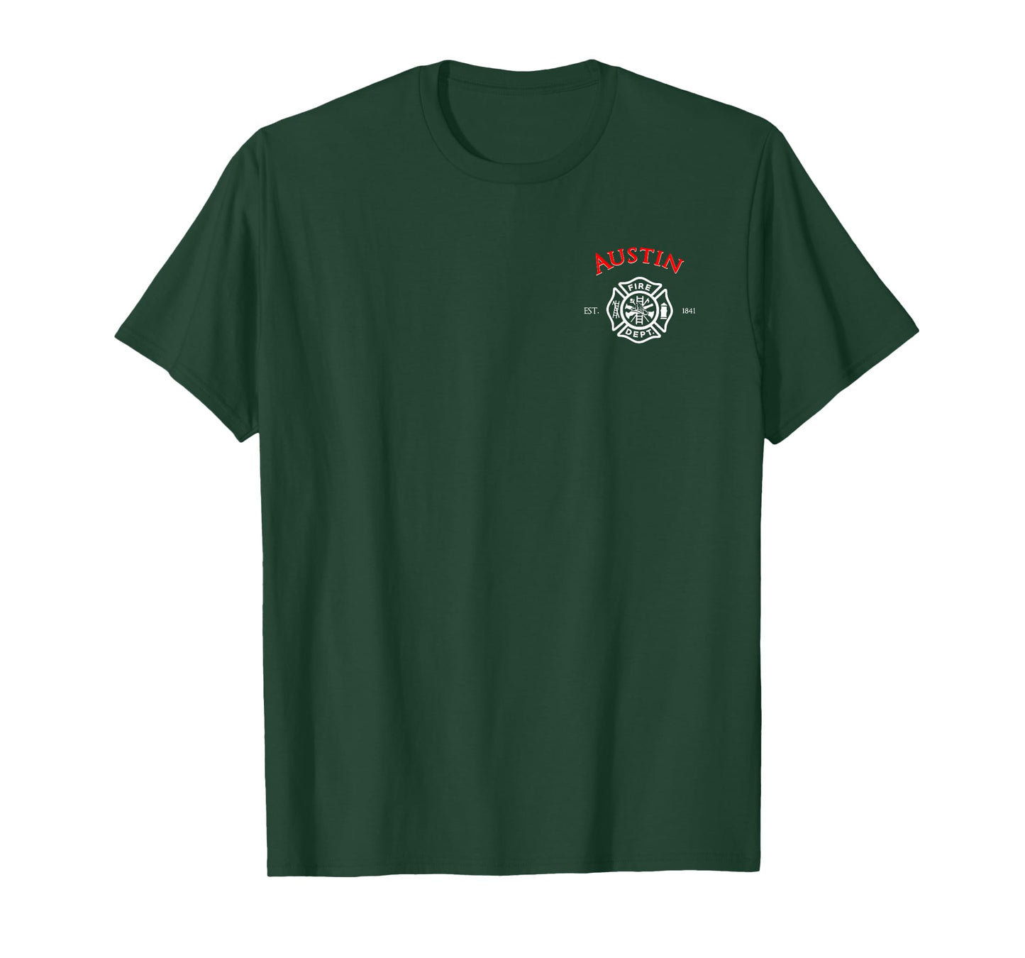 City of Austin Fire Rescue Texas Firefighter Duty T-Shirt T-Shirt