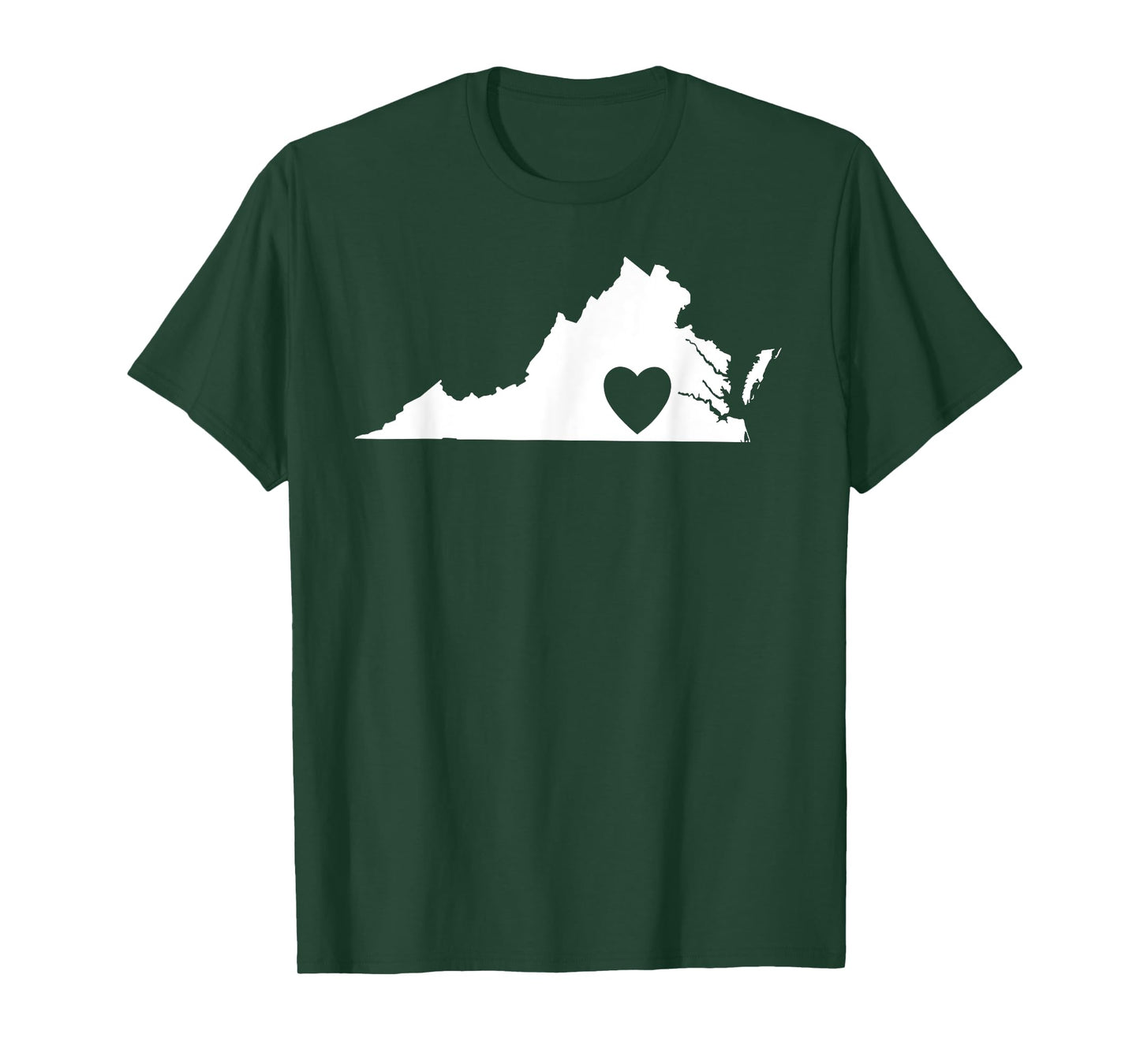 Virginia Lovers State Heart | Vintage Throwback Gift T-Shirt