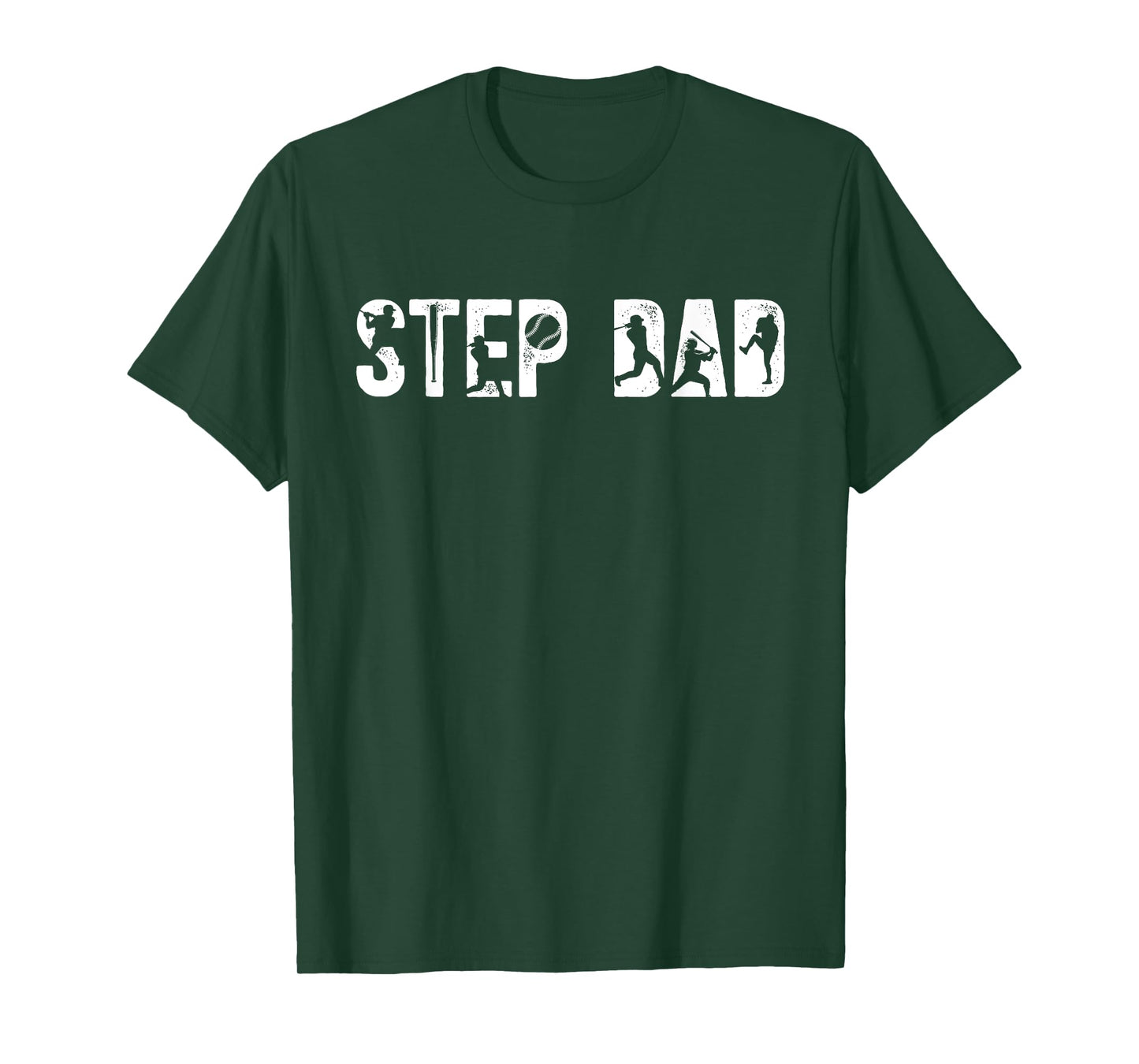 Step Dad Proud Baseball Stepdad Baseball Player Step Father T-Shirt