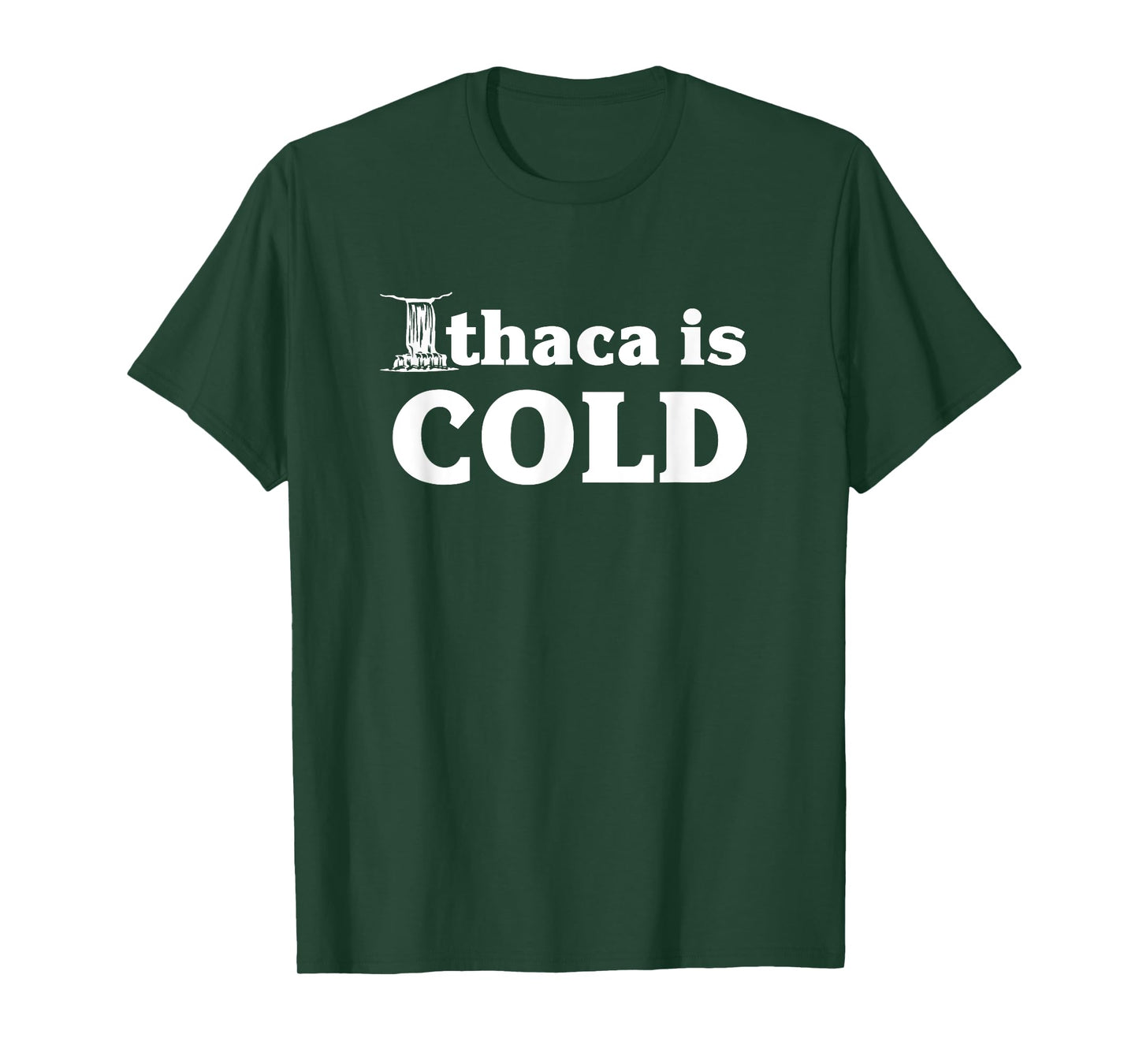 Ithaca Is Cold Funny Ithaca NY Gift T-Shirt