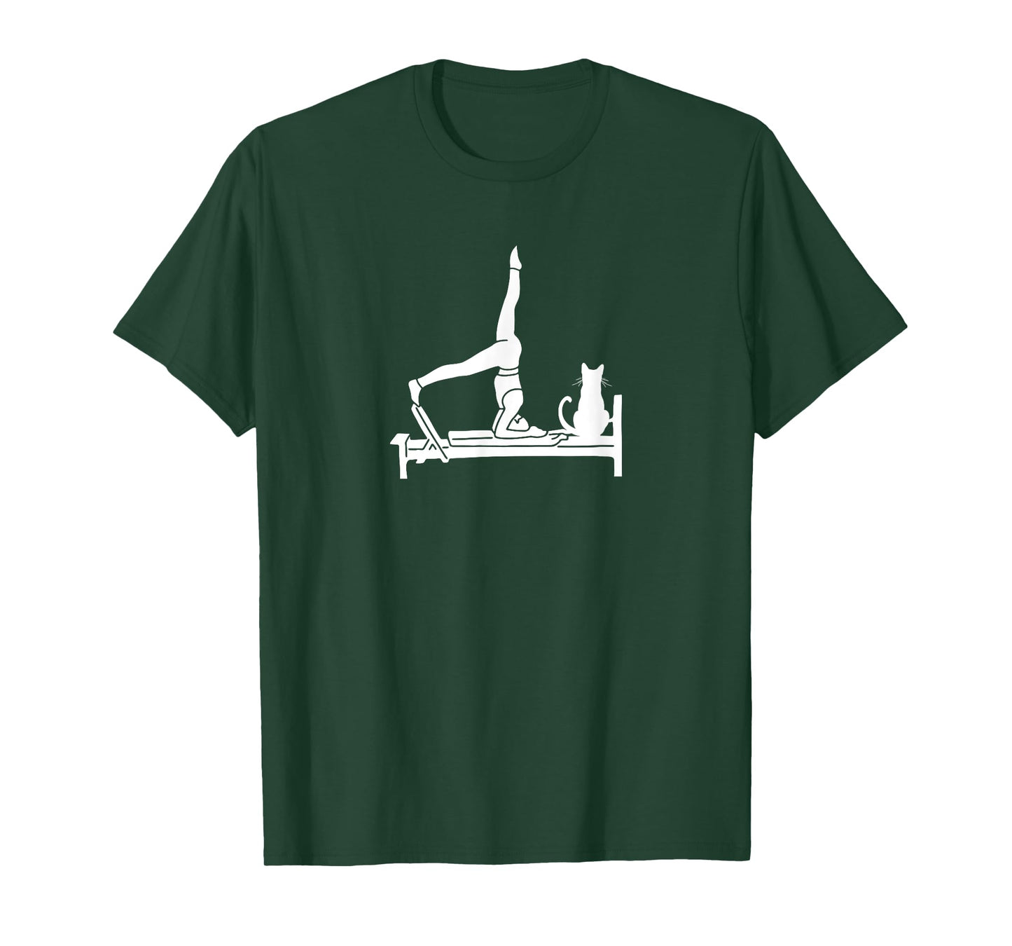 Pilates cat Reformer Pilates class for fitness enthusiast Men Women T-Shirt