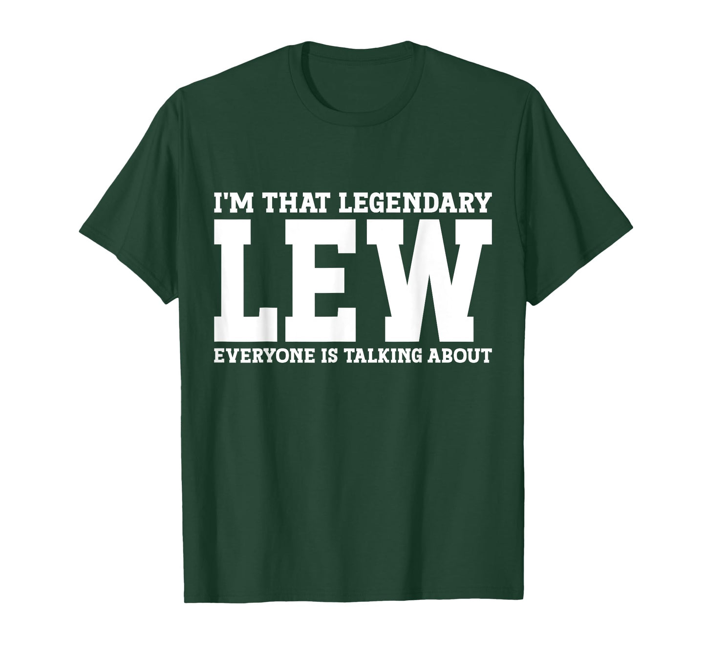 Lew Surname Funny Team Family Last Name Lew T-Shirt