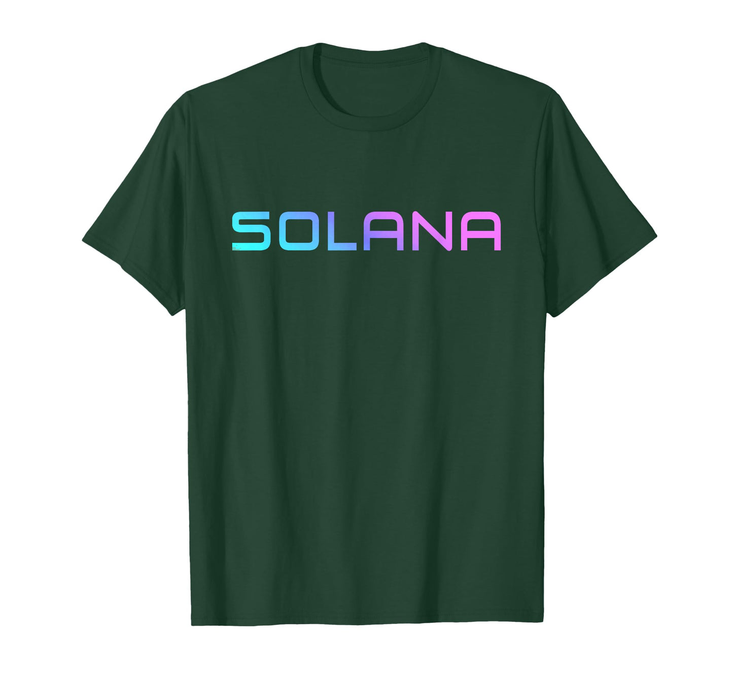 Colorful Solana SOL Crypto Blockchain Logo for Solana Hodler T-Shirt