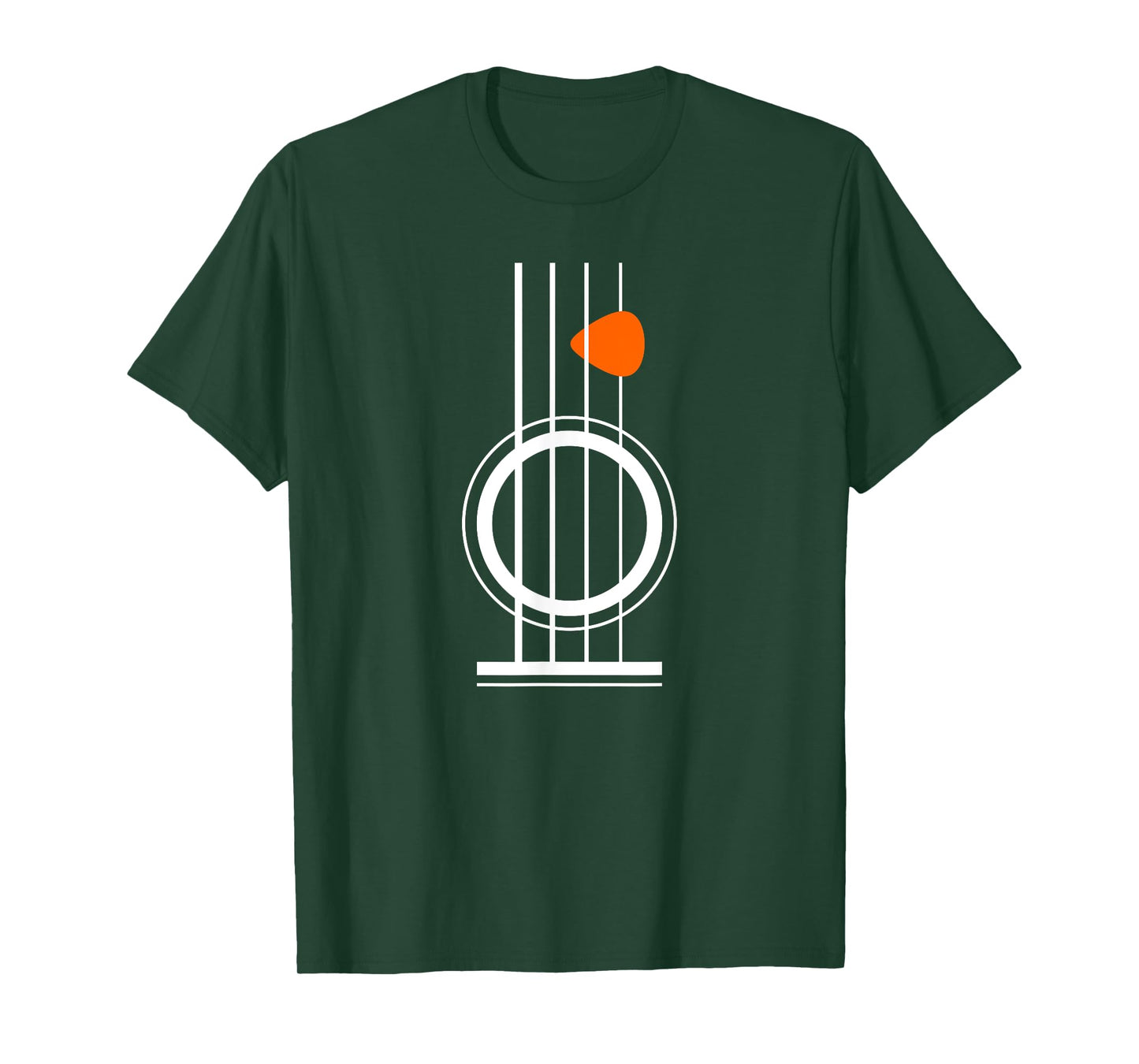 4 Strings & Pick / Plectrum - Bass Guitar Player or Bassist T-Shirt