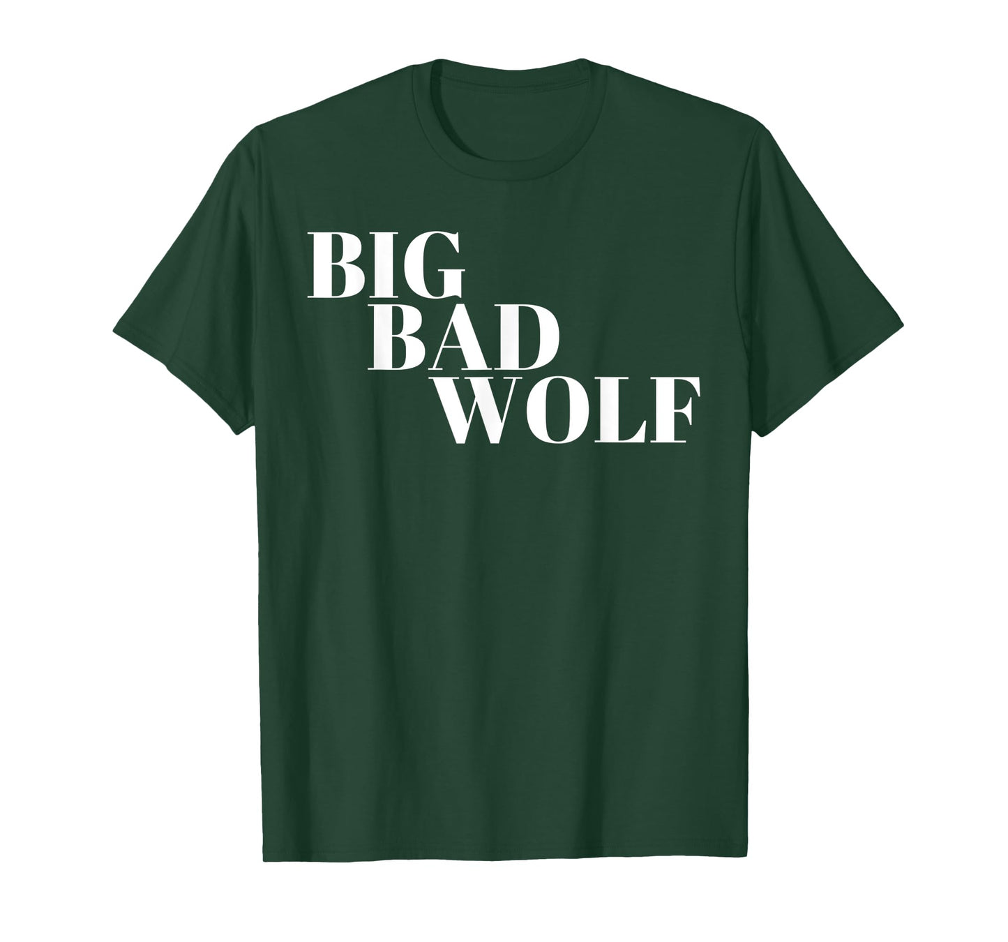 Big Bad Wolf White Tee T-shirt T-Shirt