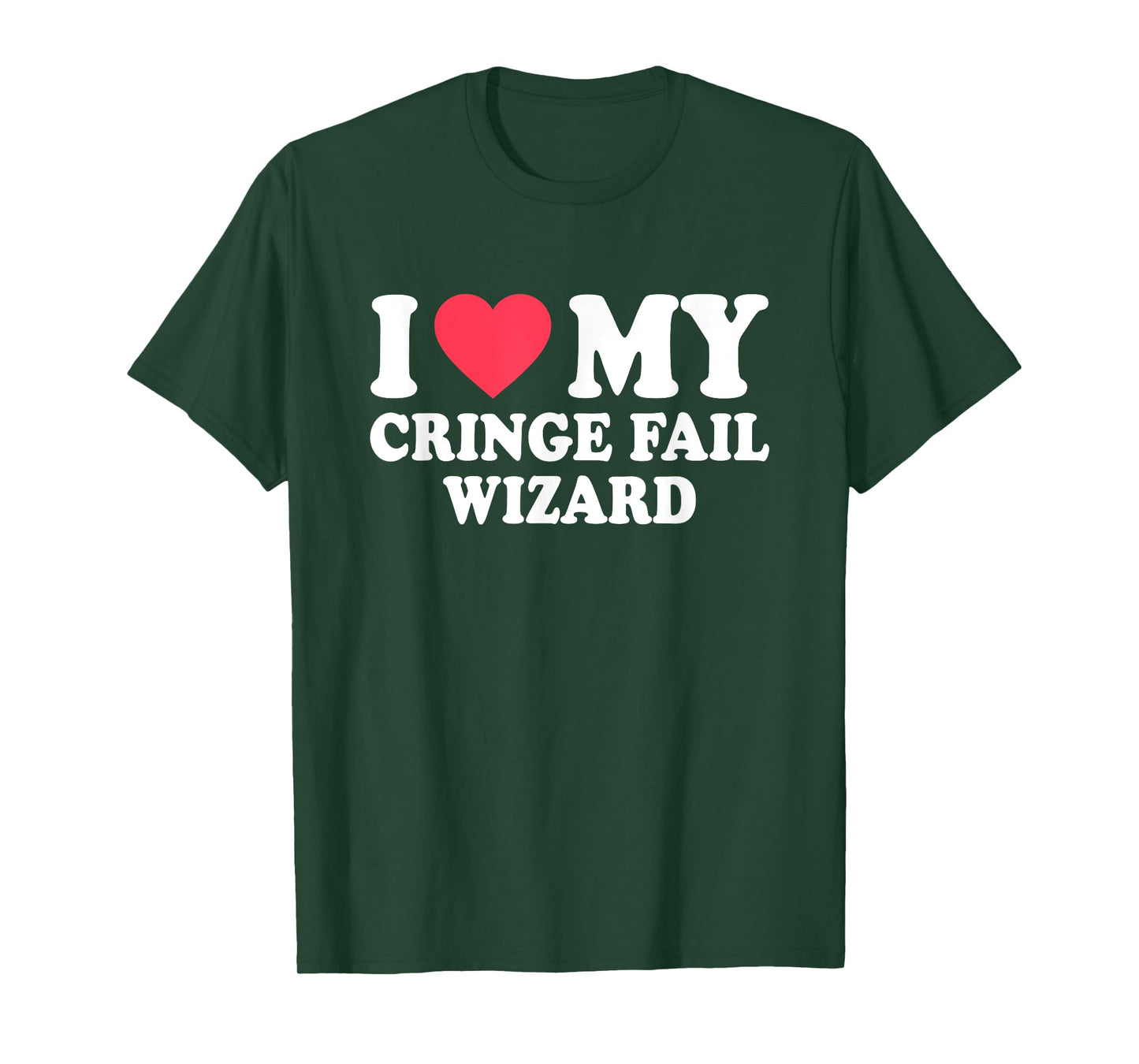 I Love My Cringe Fail Wizard Funny Design T-Shirt
