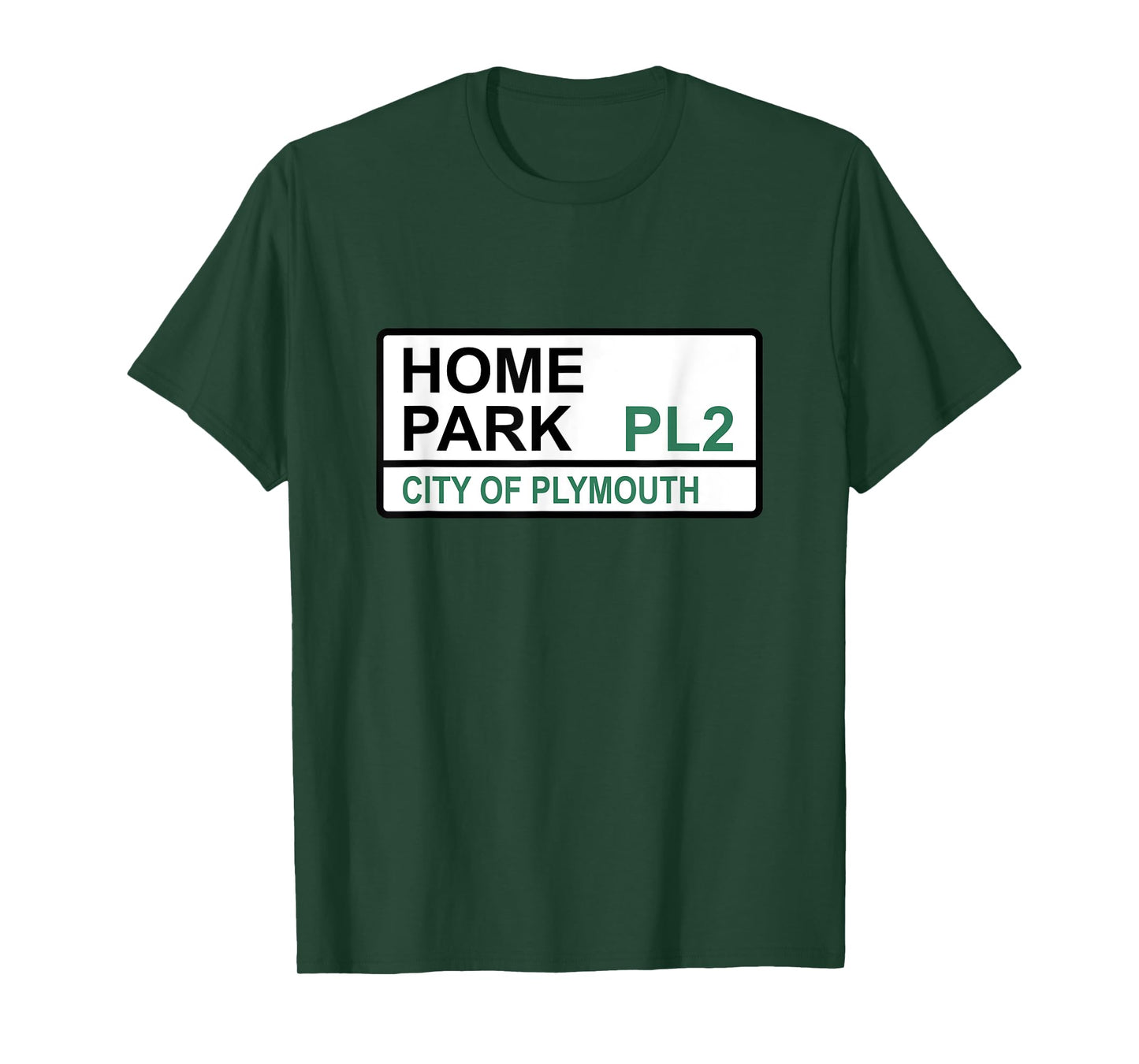 Plymouth Argyle Home Park Iconic Street Sign T-Shirt