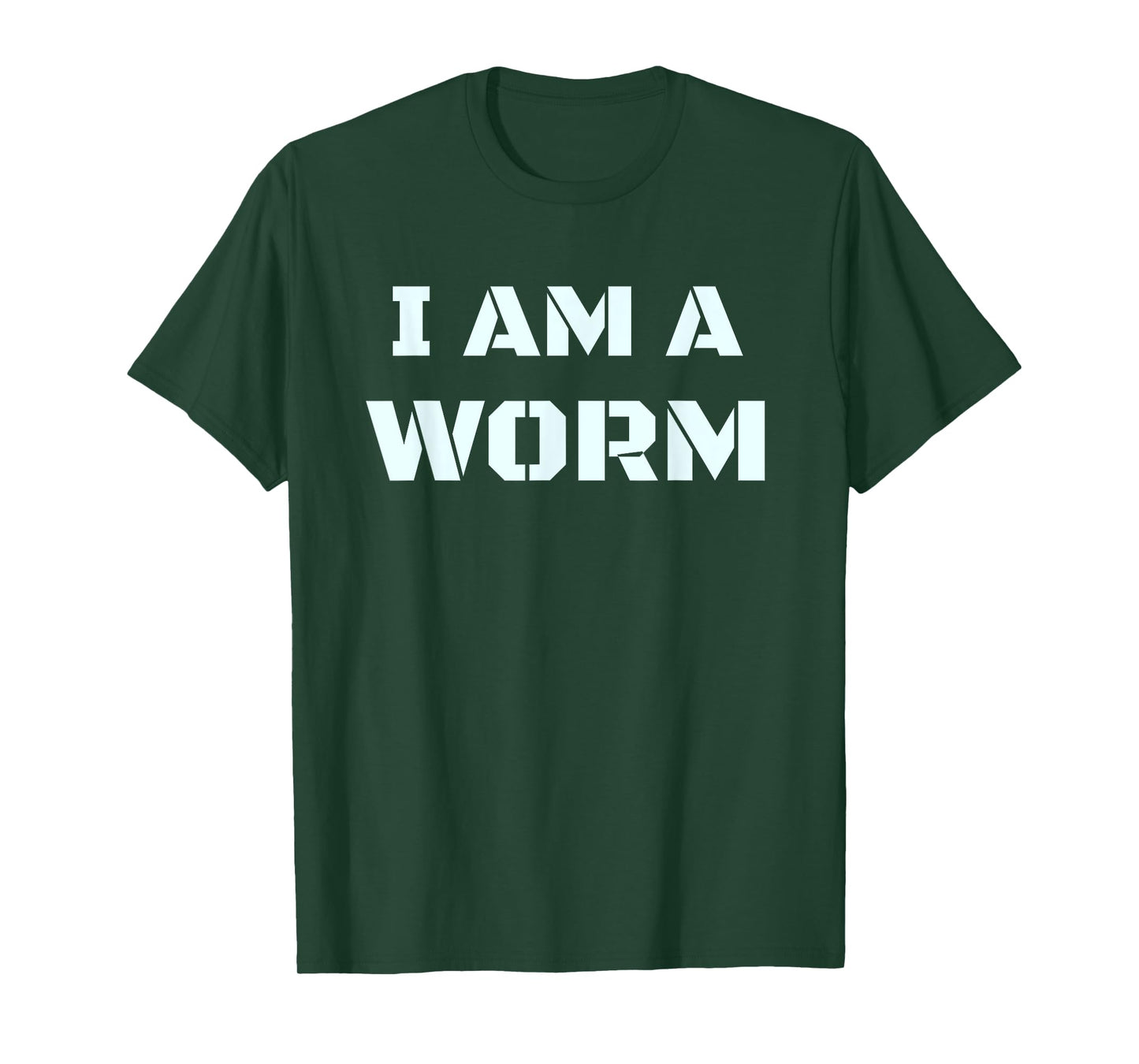 I Am A Worm In Simple Costume Easy Funny T-Shirt