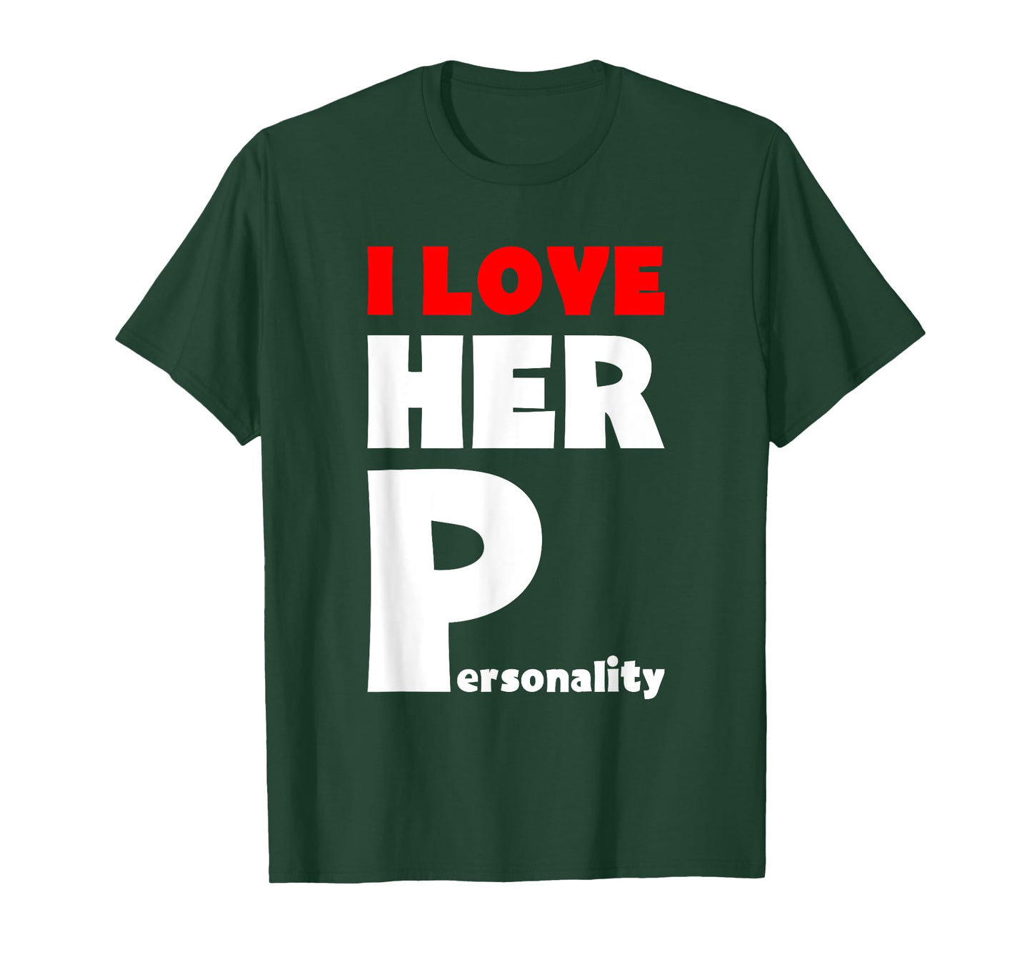 I Love His D I Love Her P Funny Matching Halloween Couples T-Shirt