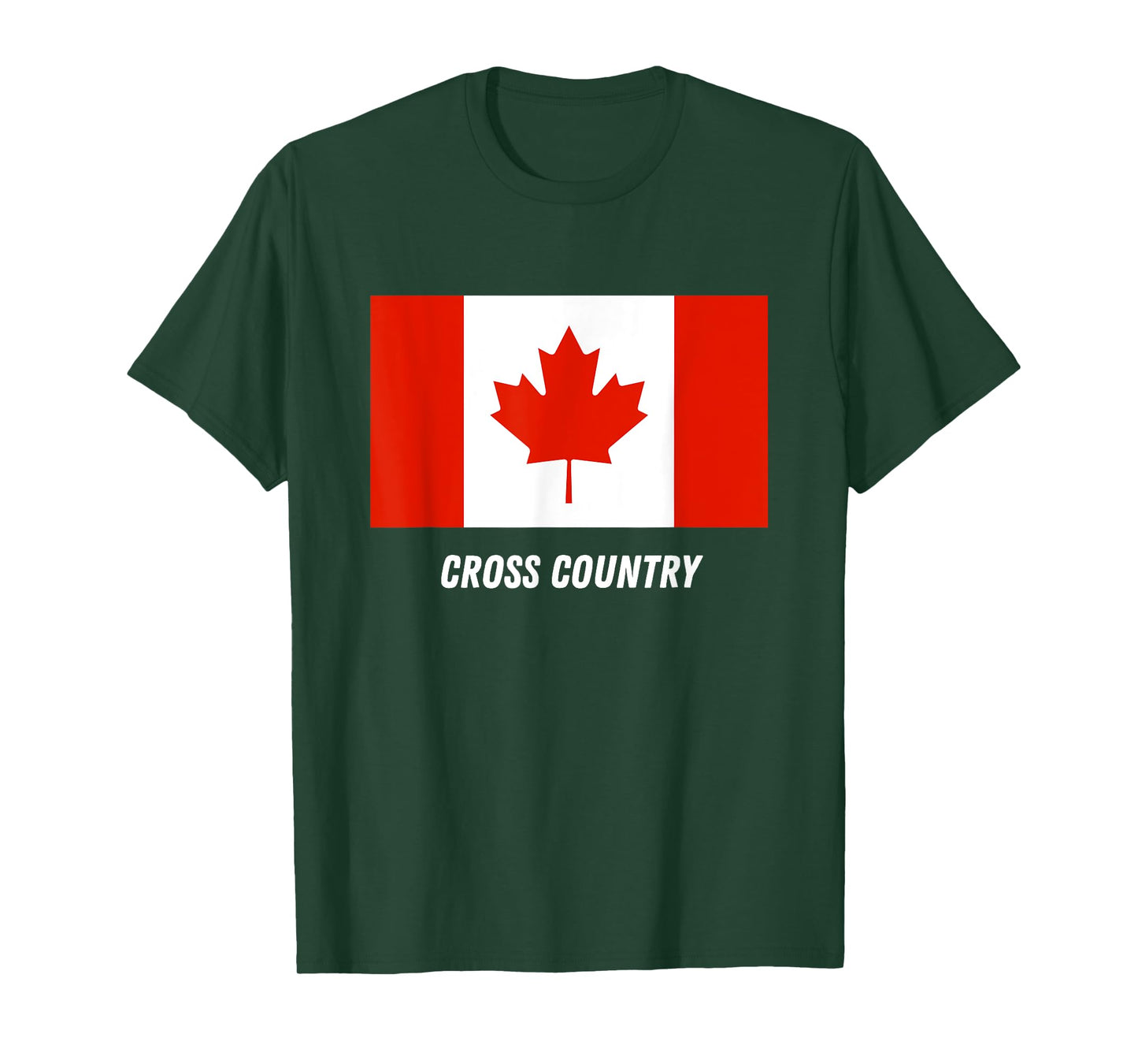 Patriotic Support Cross Country Canada Team Sport Canadian T-Shirt