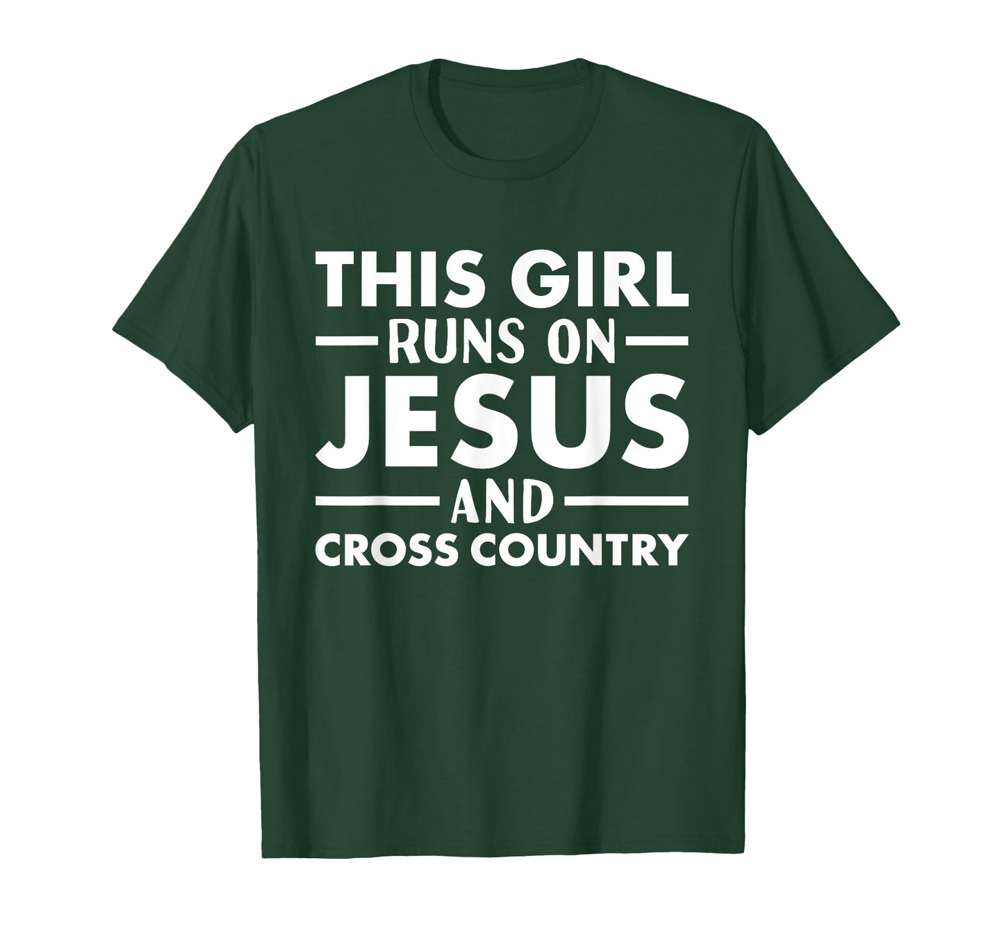 Rider This Girl Runs On Jesus Cross Country T-Shirt