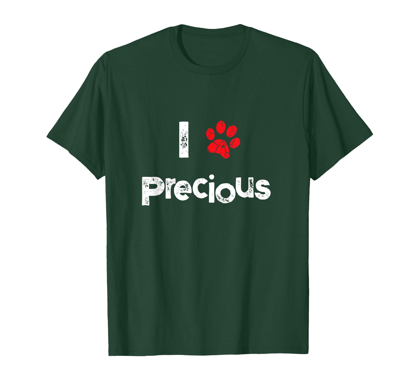 Cute Dog Name Precious Pet Puppy Dog Paw Lover Quote Gift T-Shirt for Men Women Girls Kids
