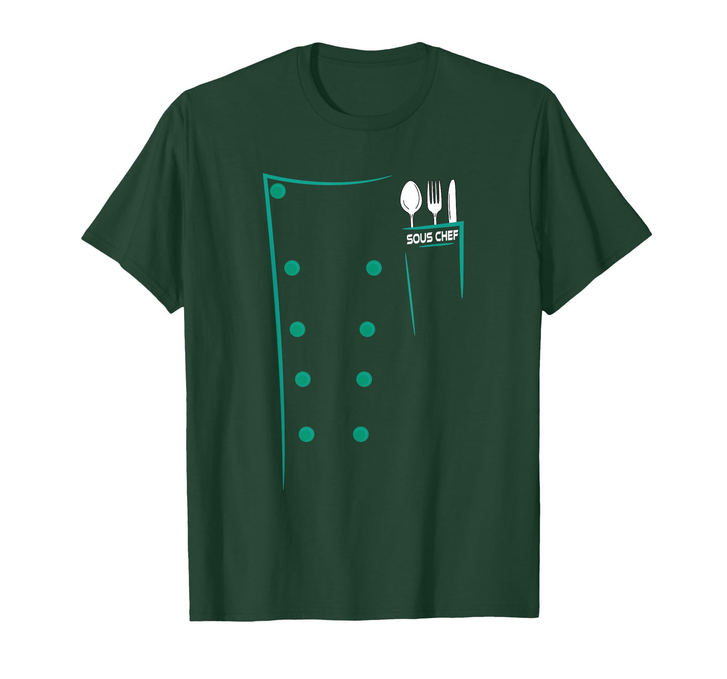 Sous Chef Culinary Utensils Design Outfit T-Shirt