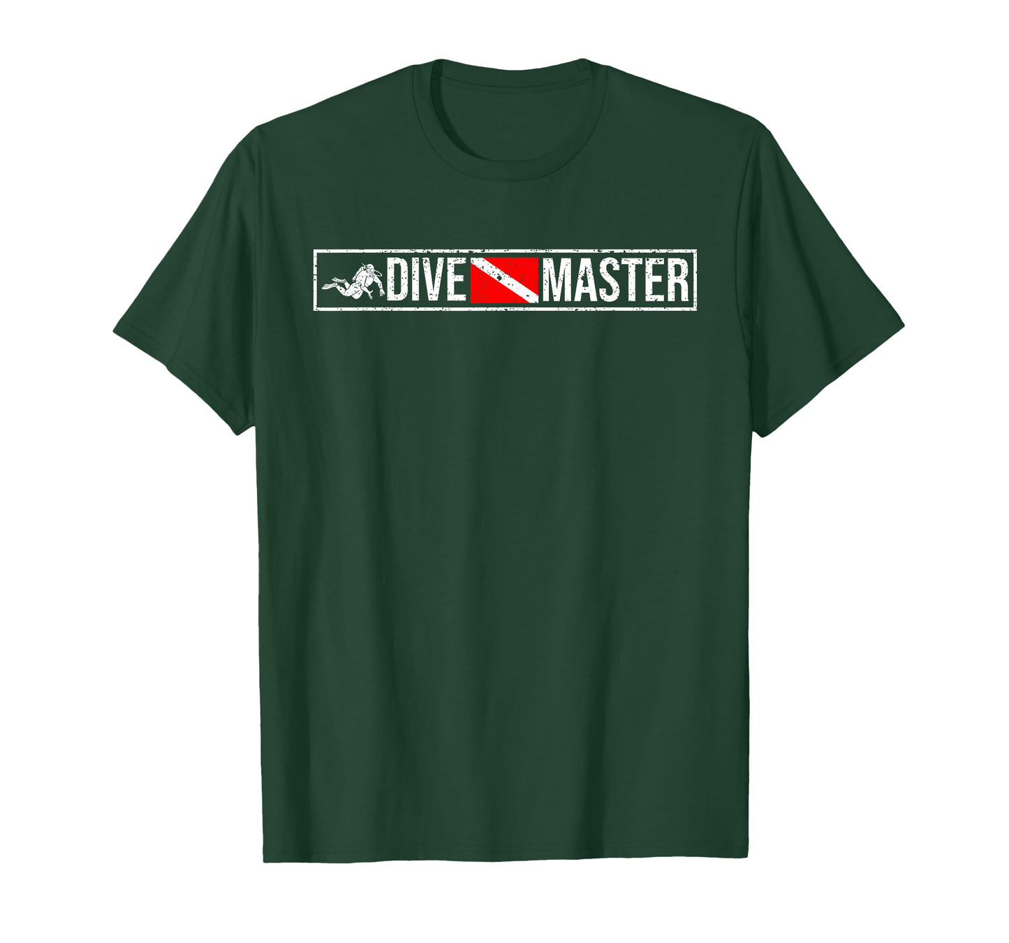 Dive Master Professional Divers Scuba Diving Flag Instructor T-Shirt