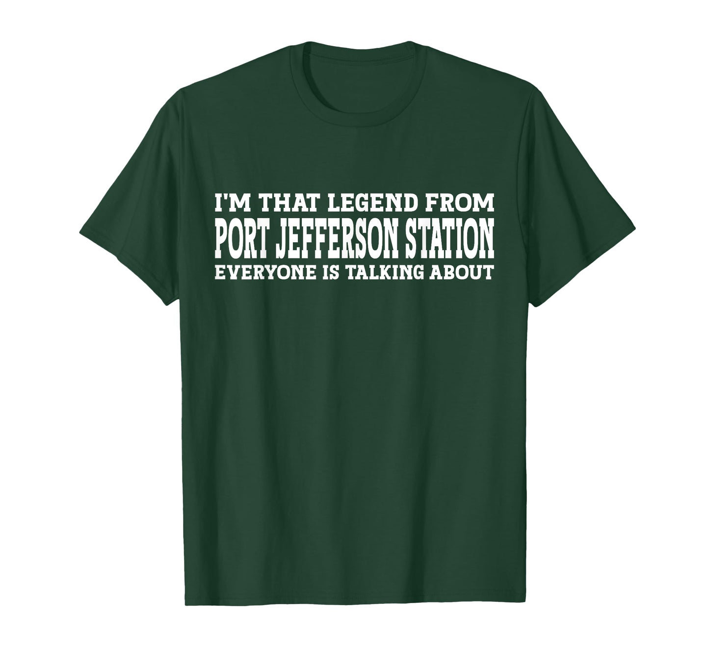 Port Jefferson Station Hometown NY New York Funny City T-Shirt