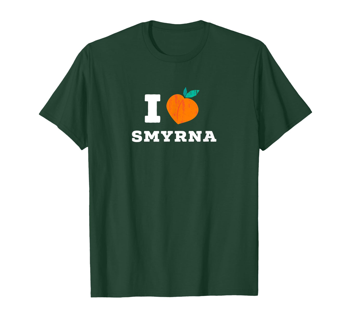 I love Smyrna, Georgia / Minimal Smyrna, GA Peach T-Shirt