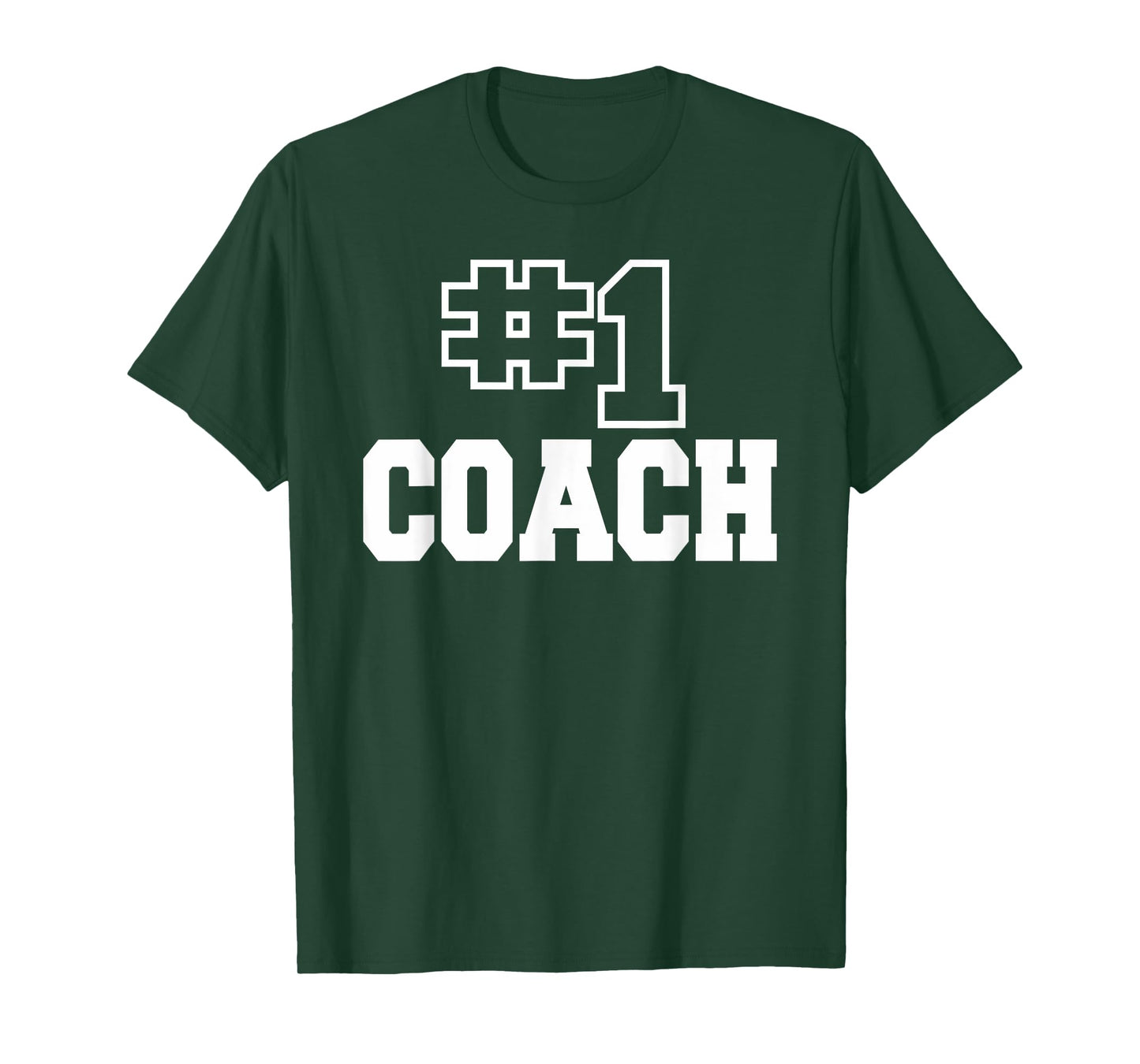Number One Coach No. 1 Manager Sports Teacher Highschool T-Shirt