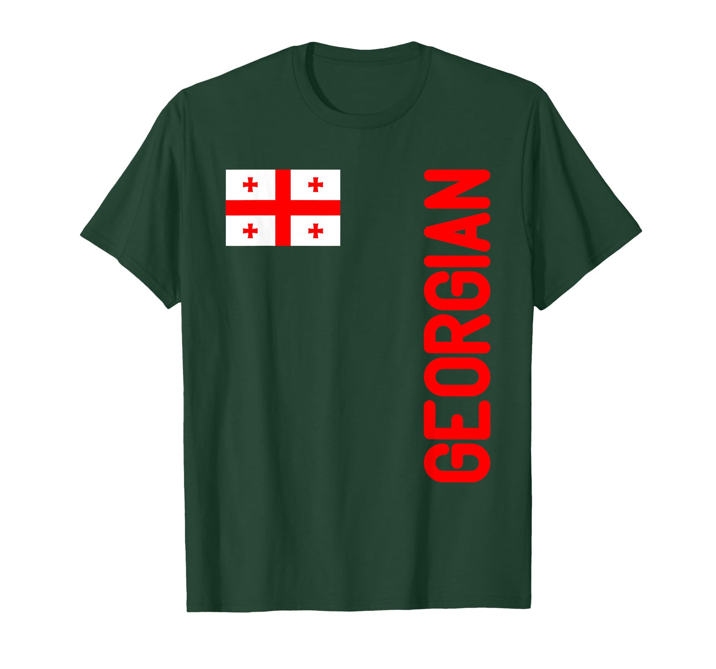 Georgian Flag And Georgia Roots T-Shirt