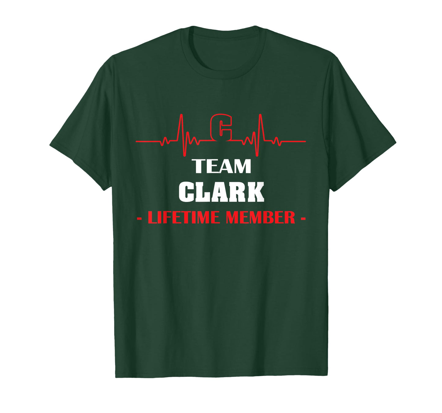 Team CLARK lifetime member blood completely family T-Shirt
