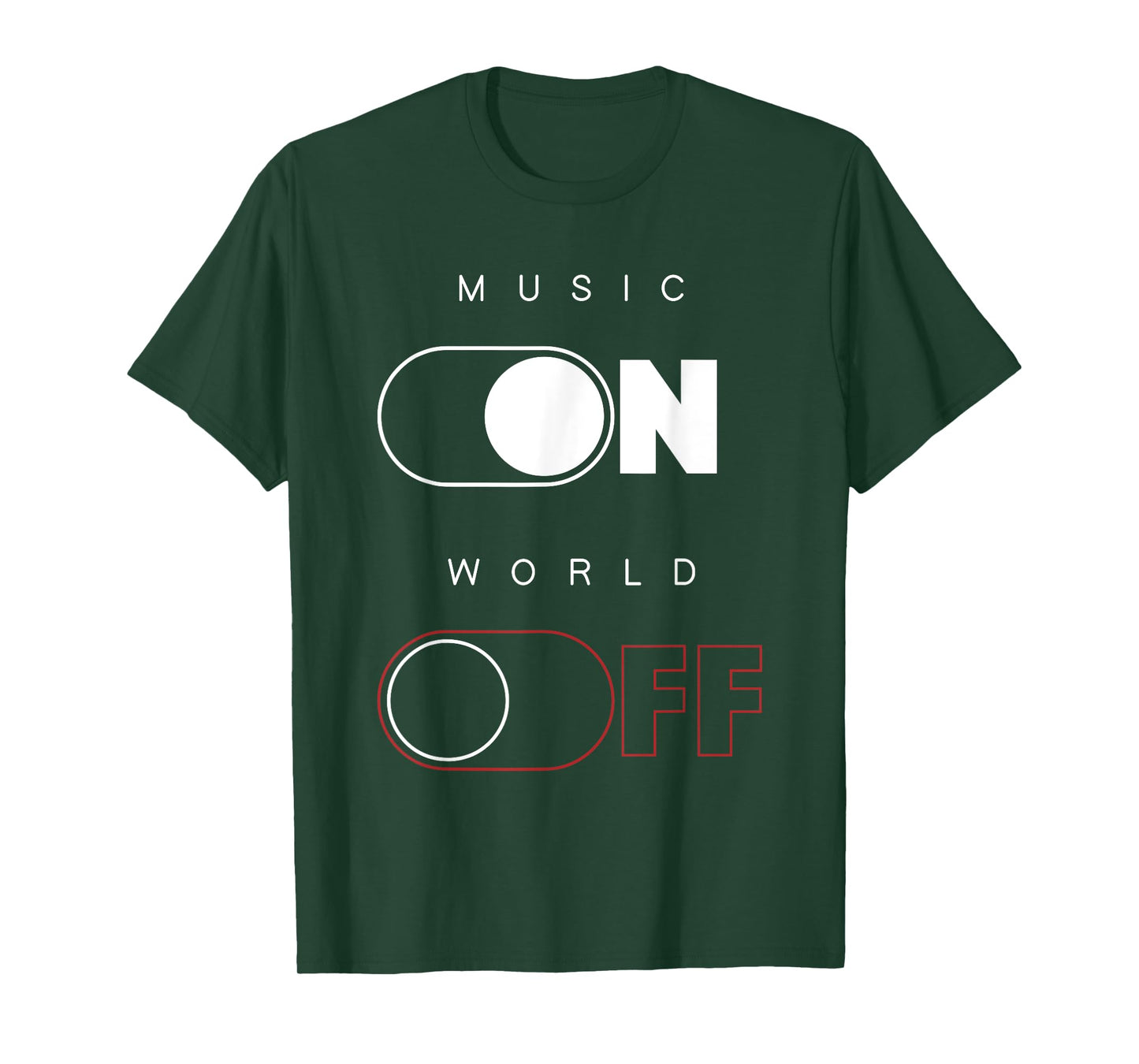 Music On World Off T-Shirt