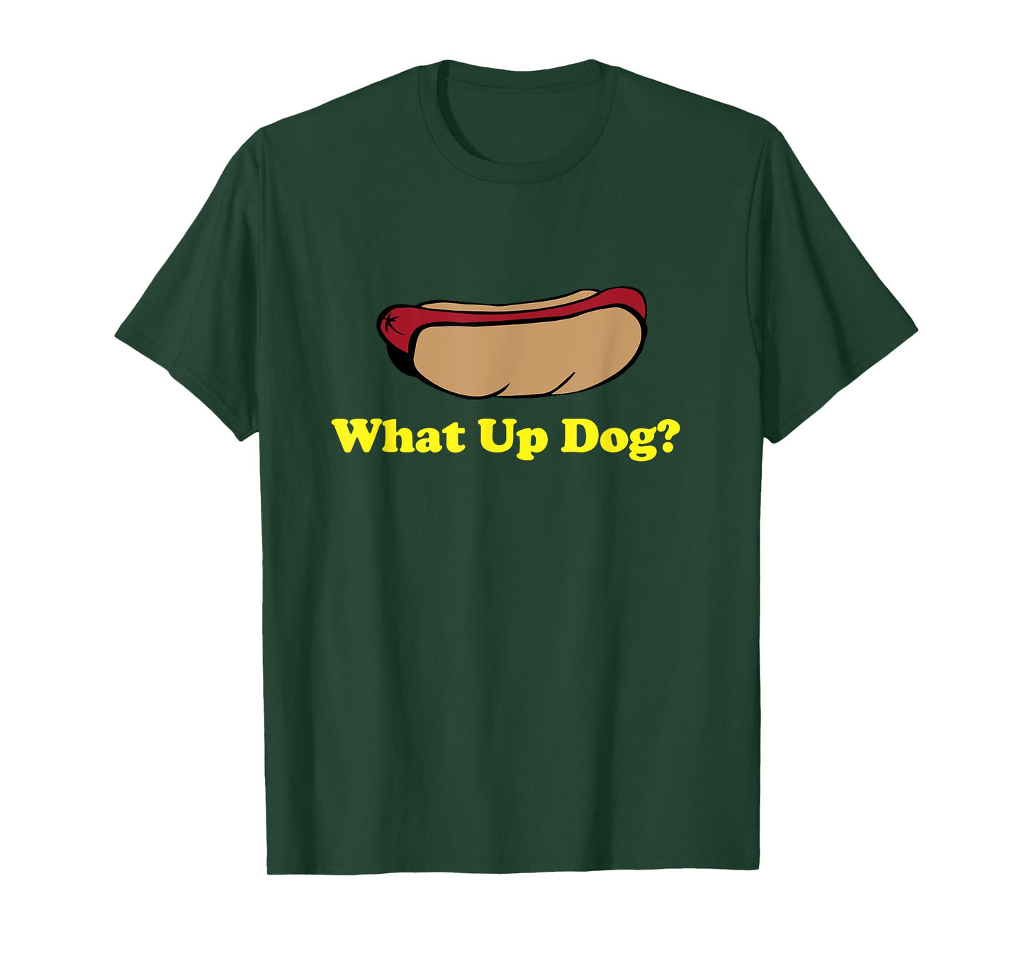 Funny Play On Words What Up Dog? Hot Dog Shirt T-Shirt