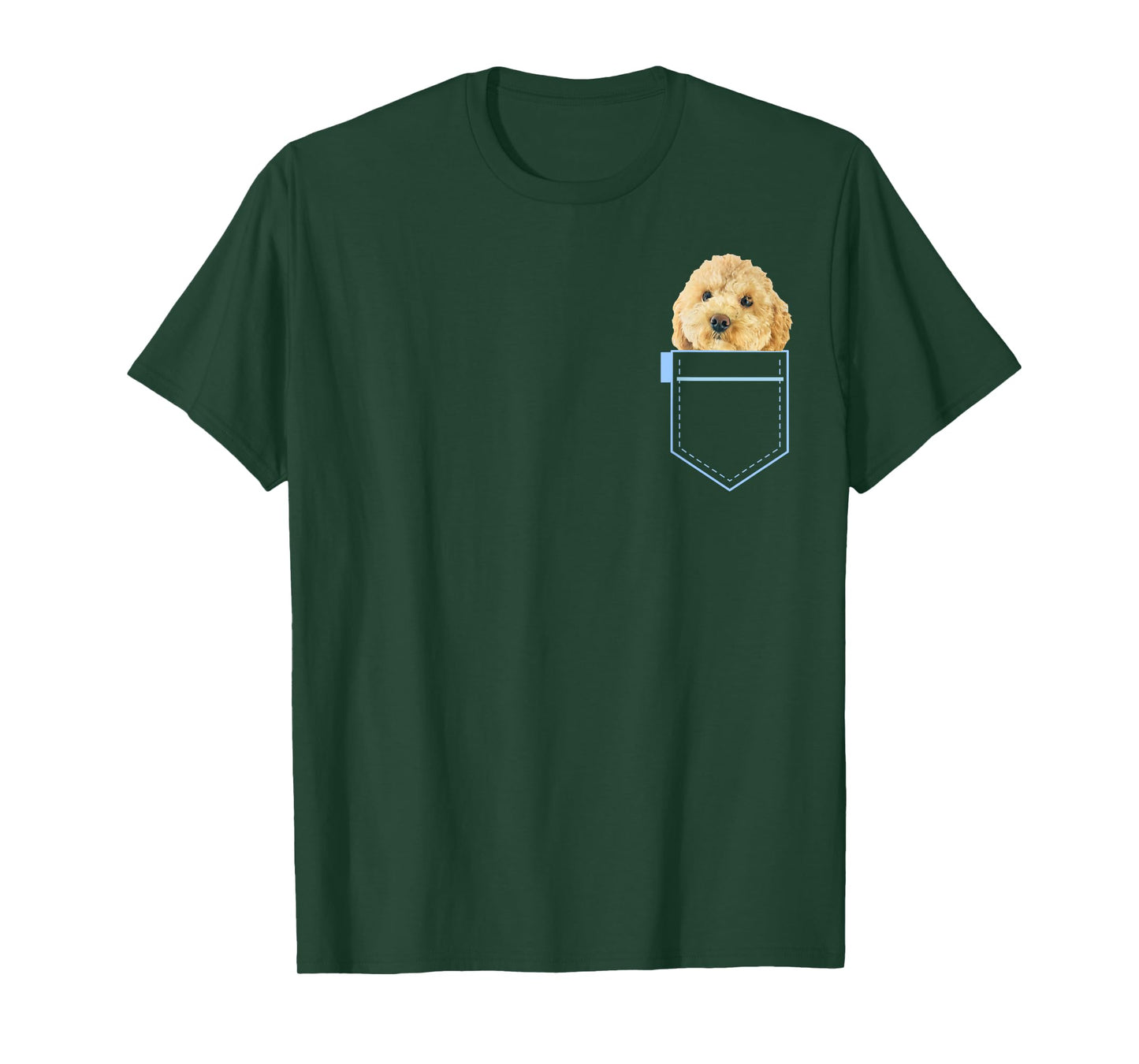 Poochon in pocket Puppy Dog Lover Cute Poodle cross gift T-Shirt