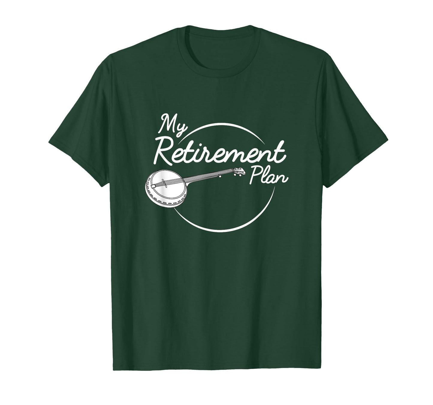 Banjo Retirement Plan Bluegrass Guitar Instrument T-Shirt