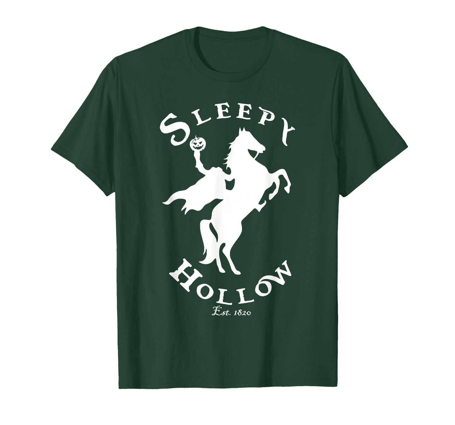 Vintage Headless.Horseman Halloween Sleepy Hollow Est 1820 T-Shirt