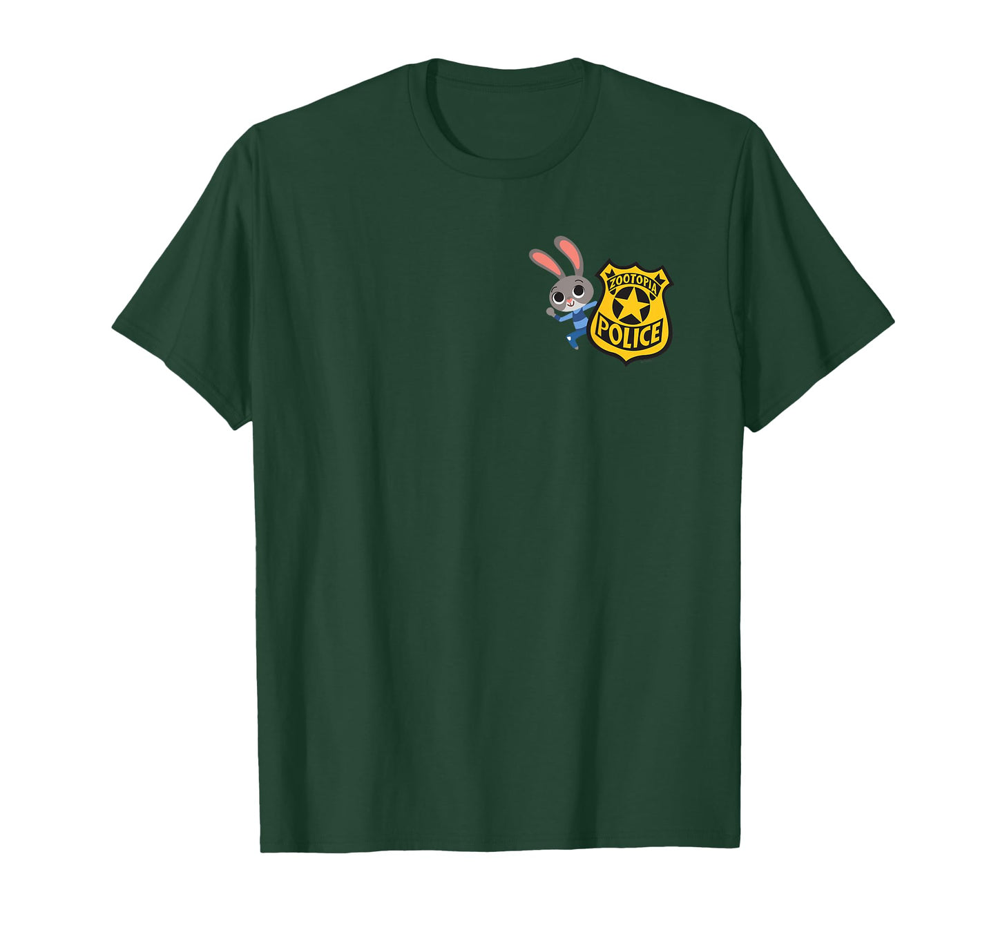 Disney Zootopia Judy Hopps ZPD Police Badge Costume T-Shirt