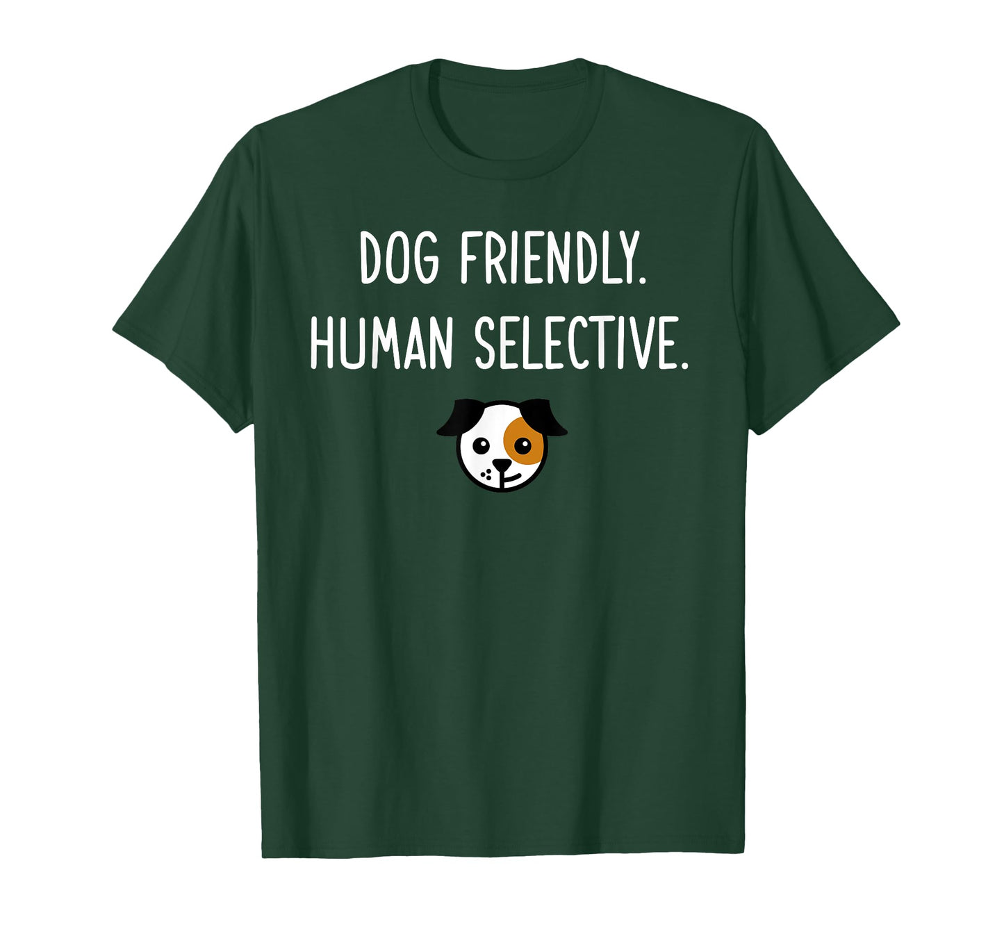 Dog Friendly Human Selective Dog Lover Introvert Womens Gift T-Shirt