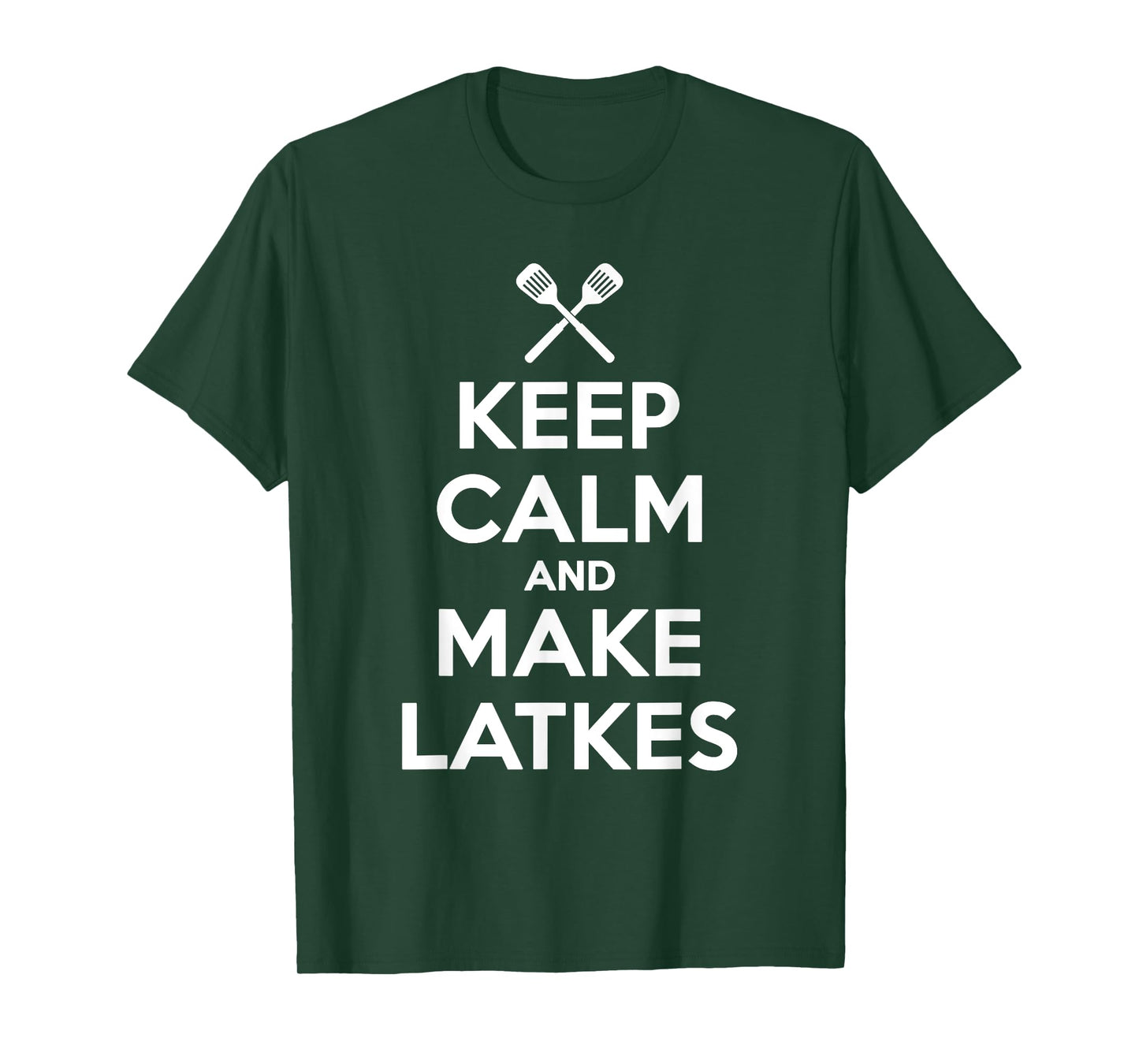 Keep Calm And Make Latkes Funny Humor Hanukkah T Shirt T-Shirt