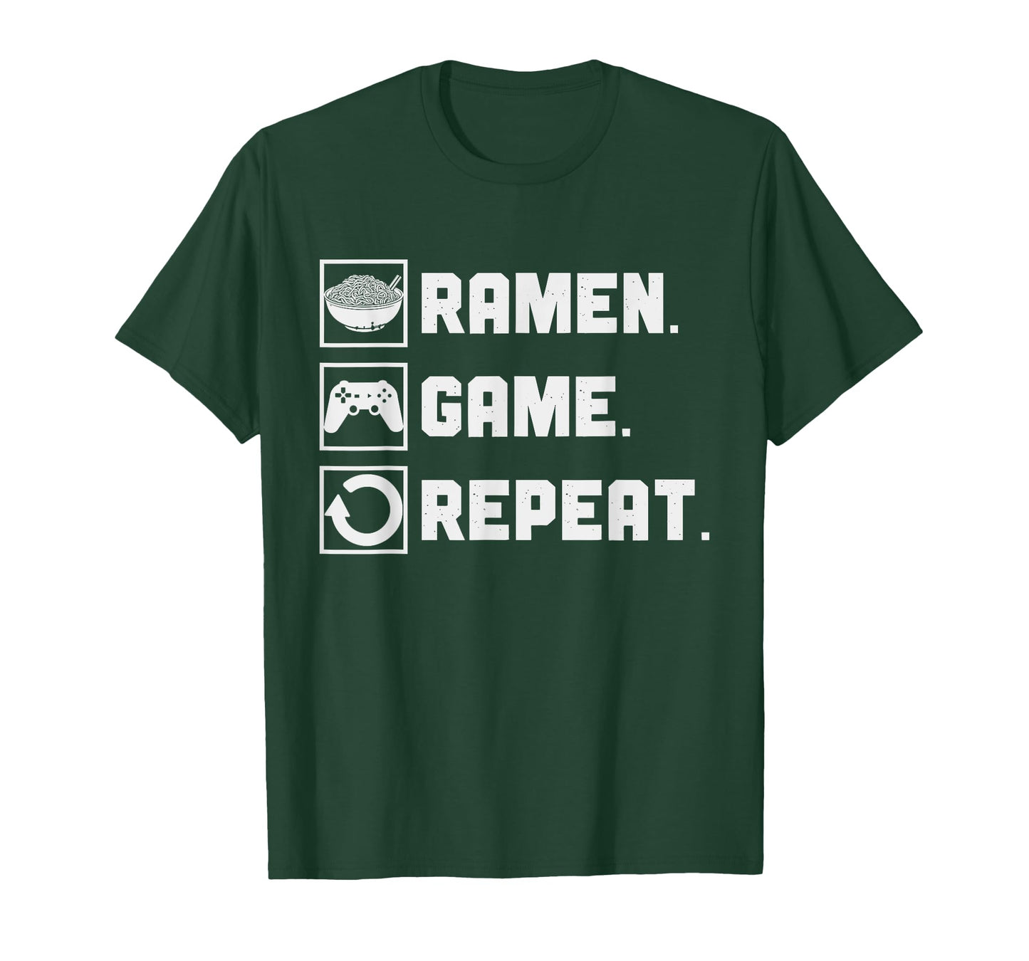 Ramen Game Repeat Noodle Video Games Console Gamer T-Shirt